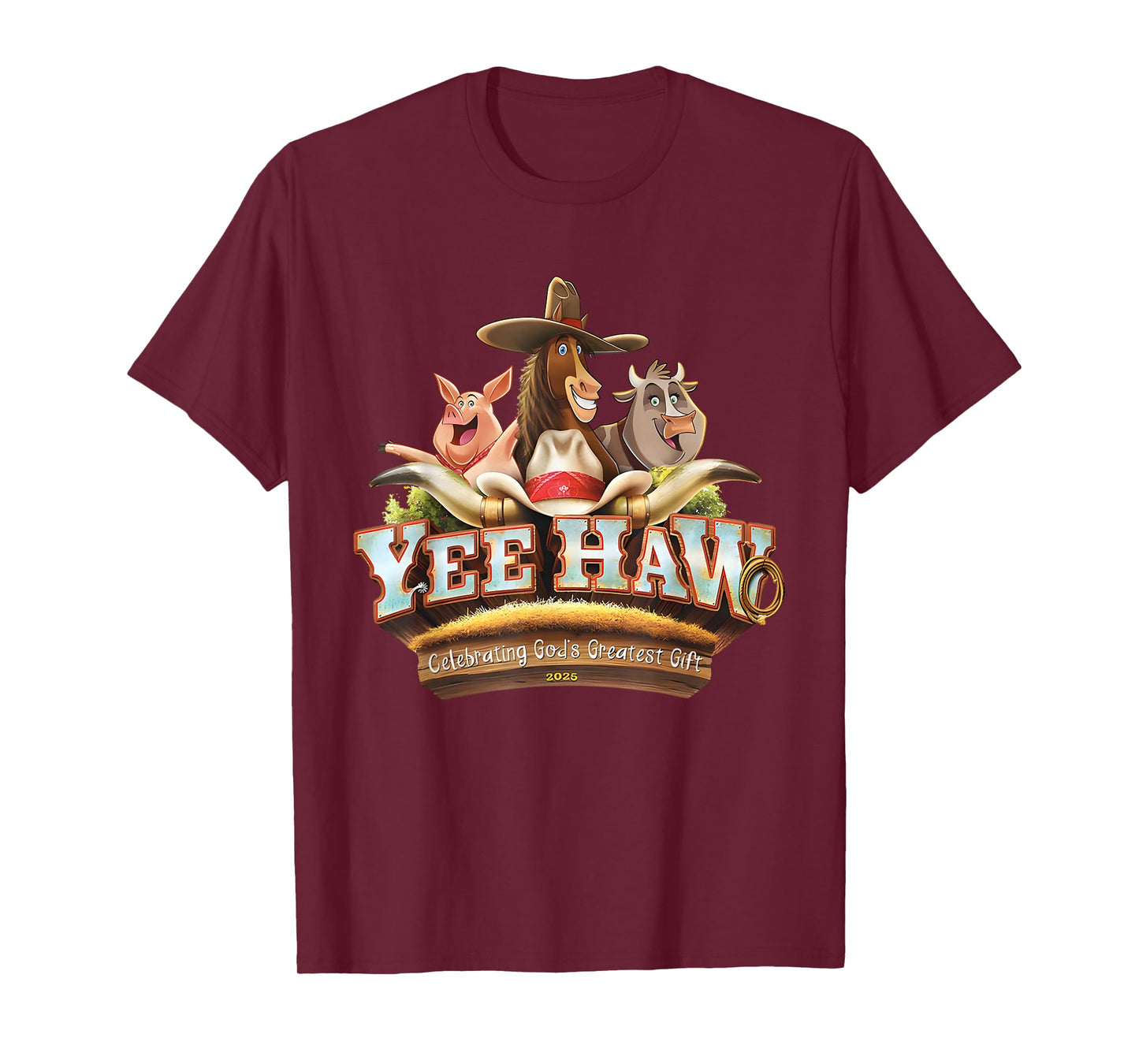 Yee Haw VBS 2025 Animal Farm Vacation Bible School T-Shirt