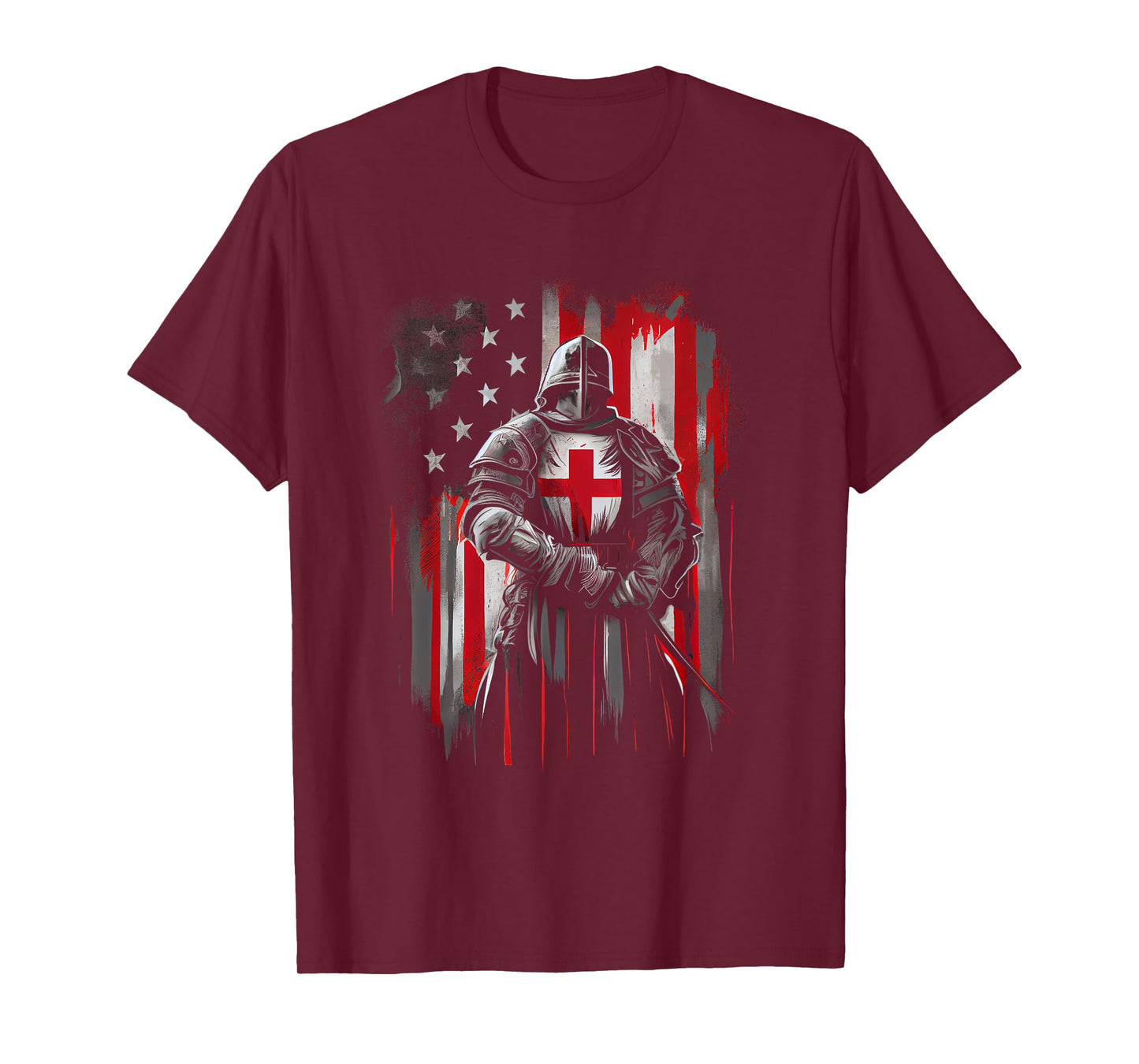 Knight Templar Christian Warrior Of God Crusader Gift T-Shirt