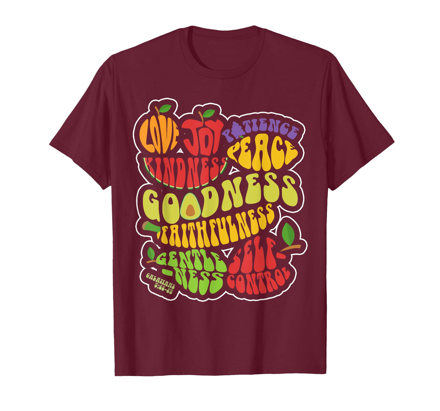 Awesome Galatians Fruit Of The Spirit Religious Verses T-Shirt