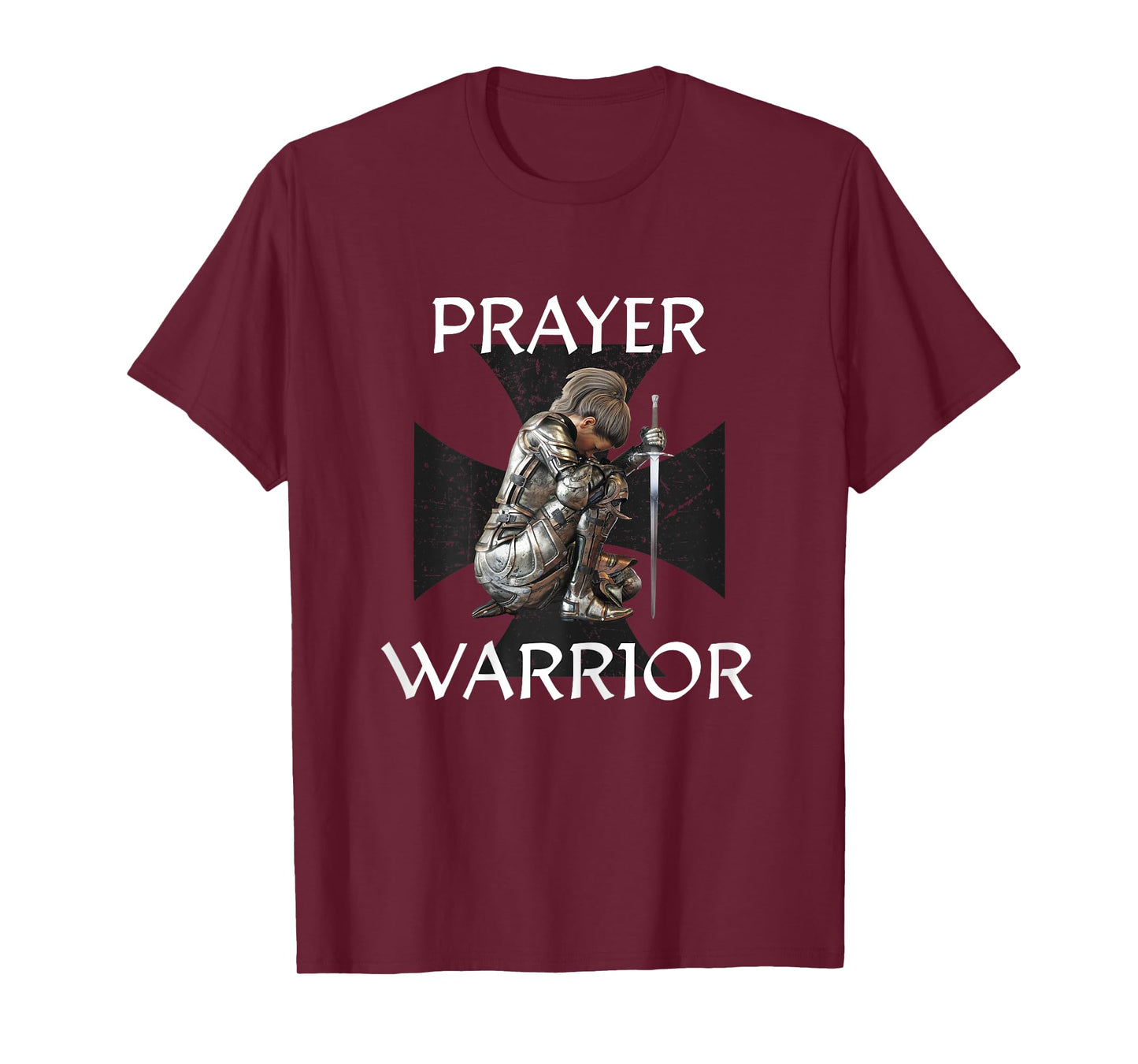 Christian Bible Verse Religious Gifts Women Prayer Warrior T-Shirt