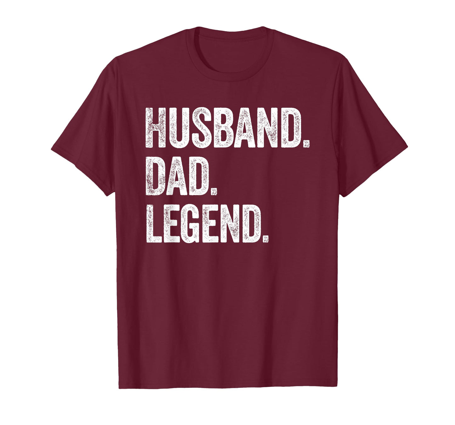 Husband Dad Legend - Vintage Distressed Bold Husband Graphic T-Shirt