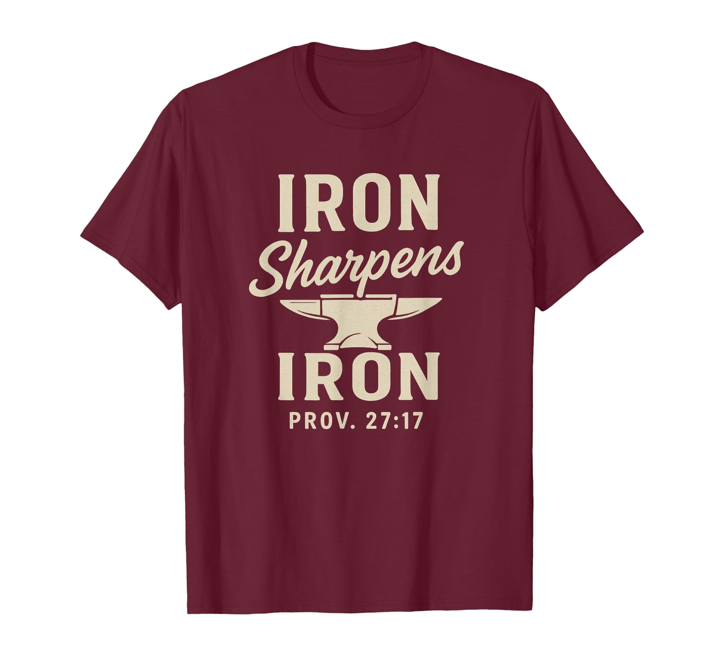 Iron Sharpens Iron Bible Verse T-Shirt