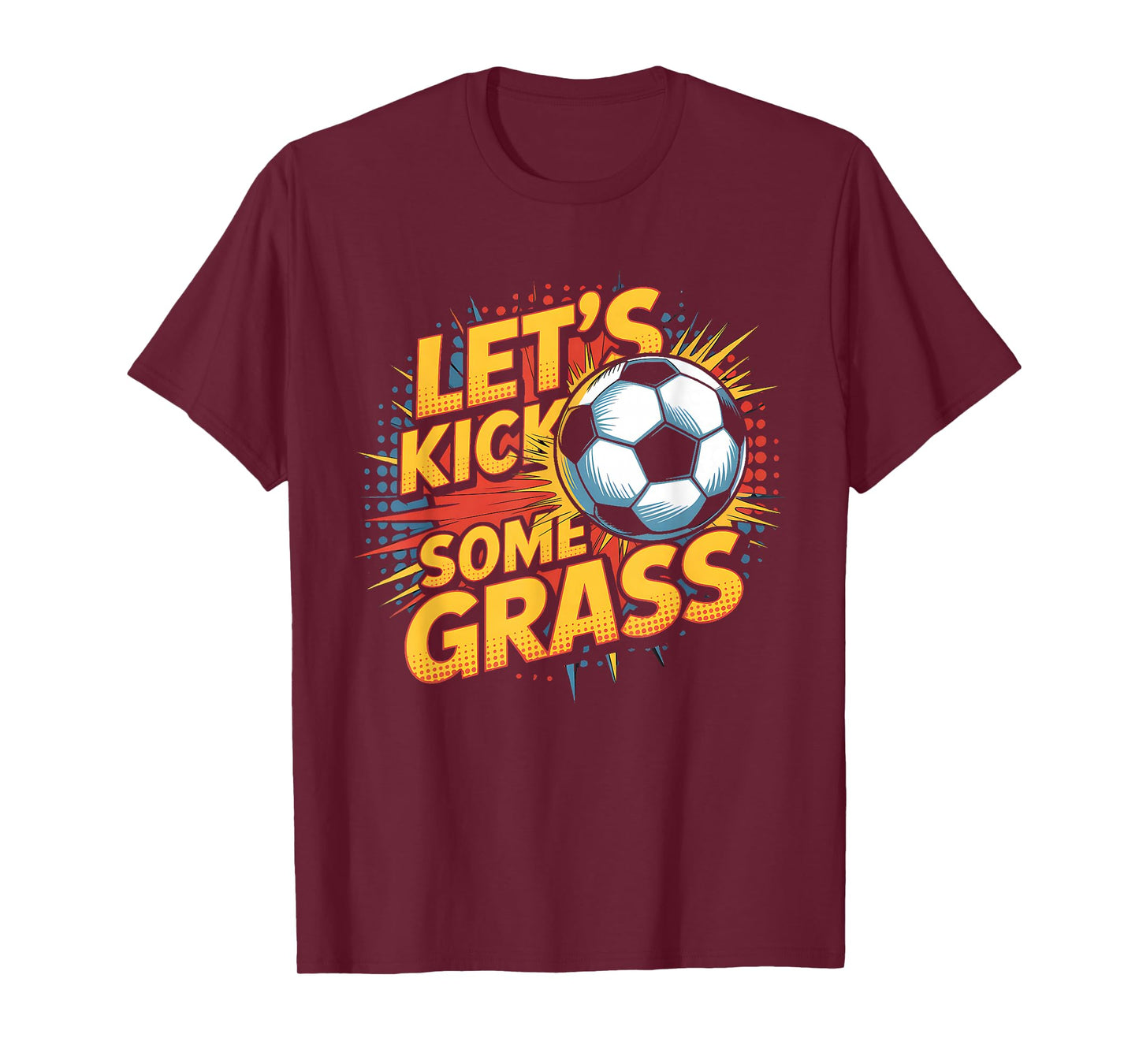 Let`s Kick Some Grass Soccer Mom T-Shirt