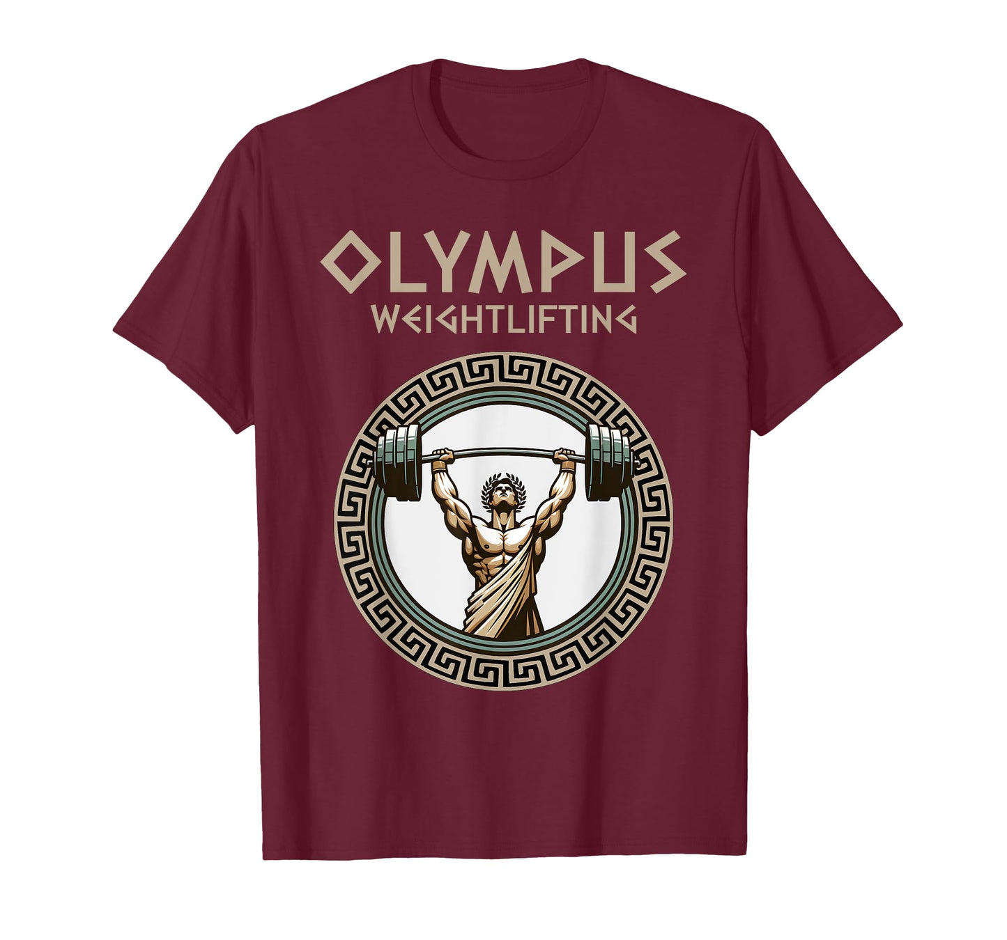 Gym Olympus Weight Lifting Strength of the Gods T-Shirt