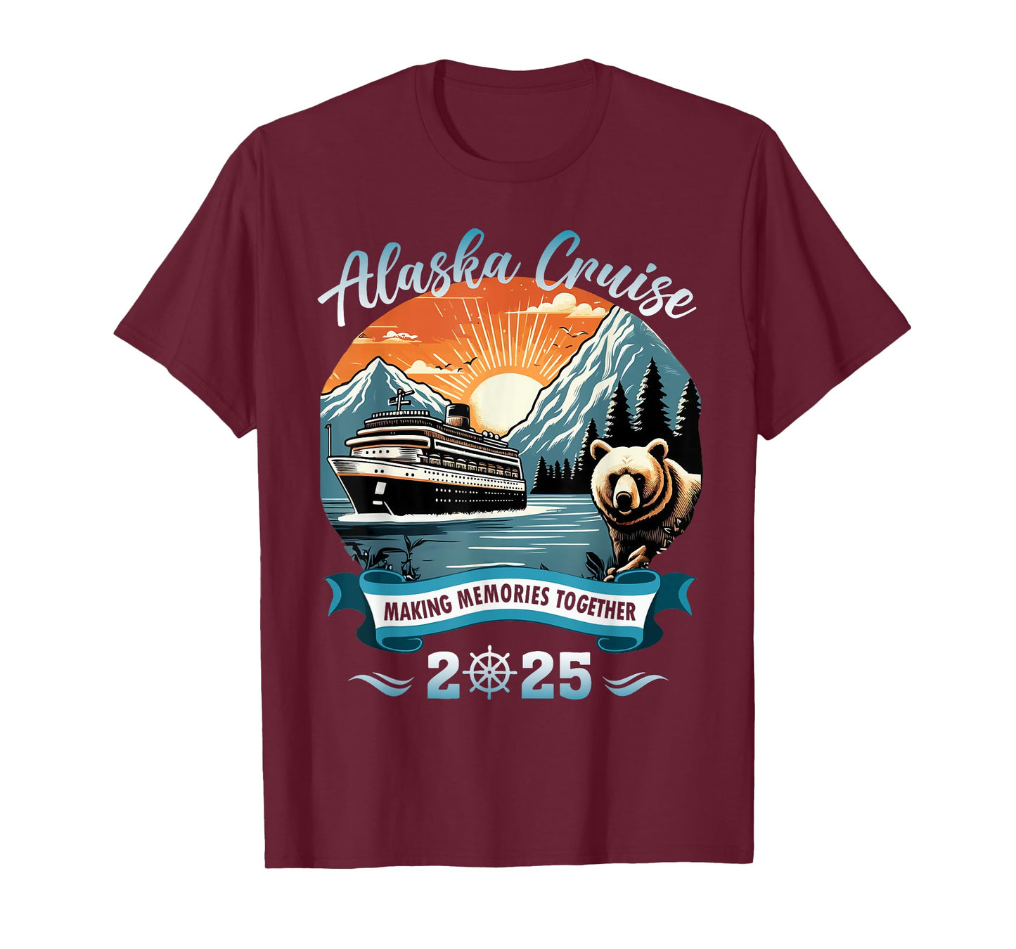 Matching Family Friends And Group Alaskan Alaska Cruise 2025 T-Shirt