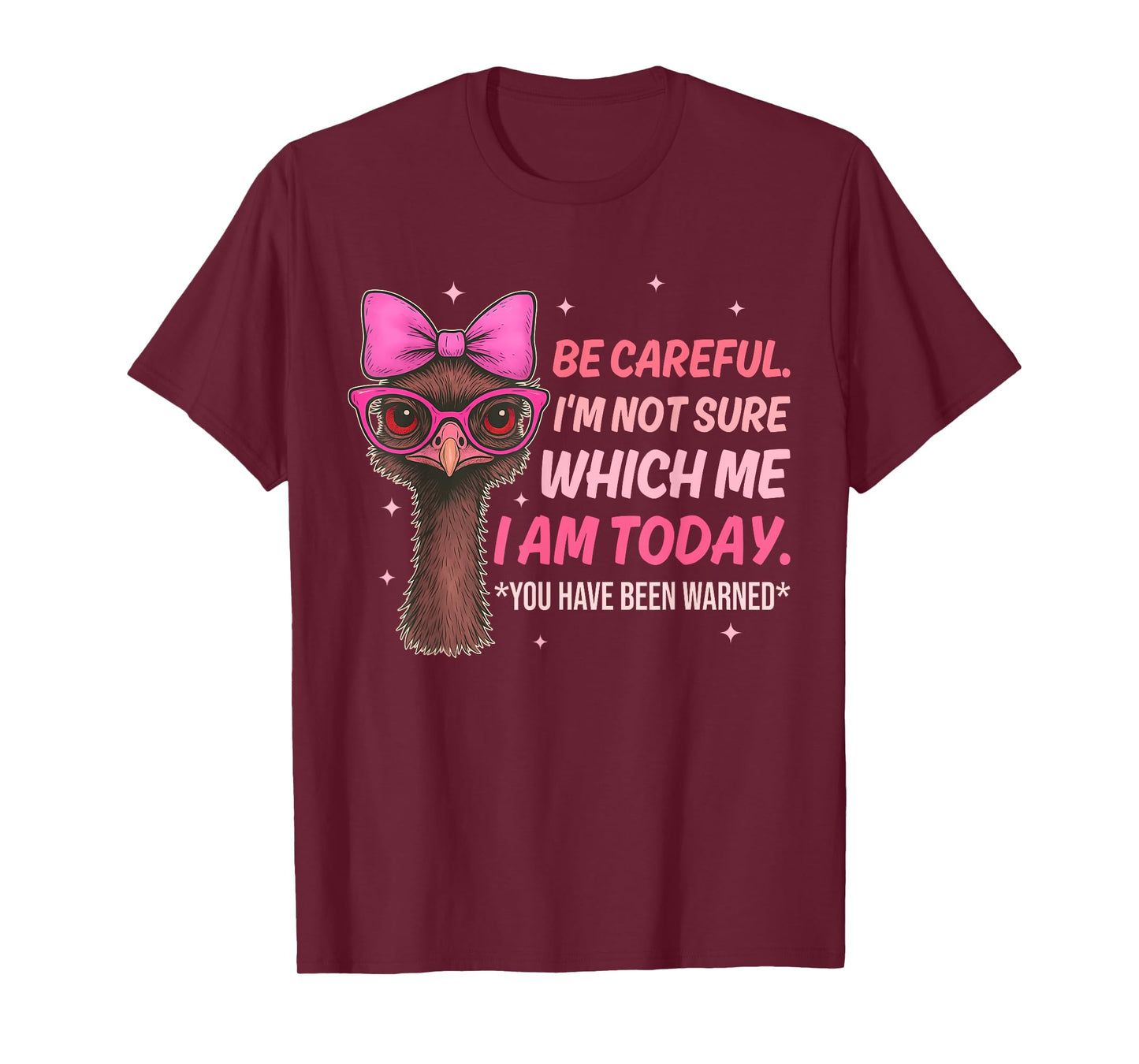 Be Careful. I'm Not Sure Which Me I Am Today Design T-Shirt