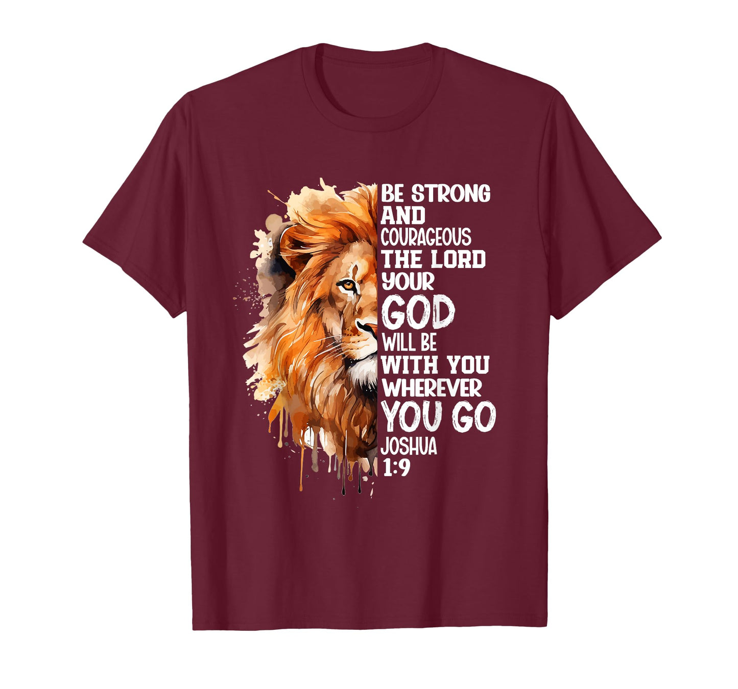 Christian Bible Verse Lion Of Judah Jesus God T-Shirt