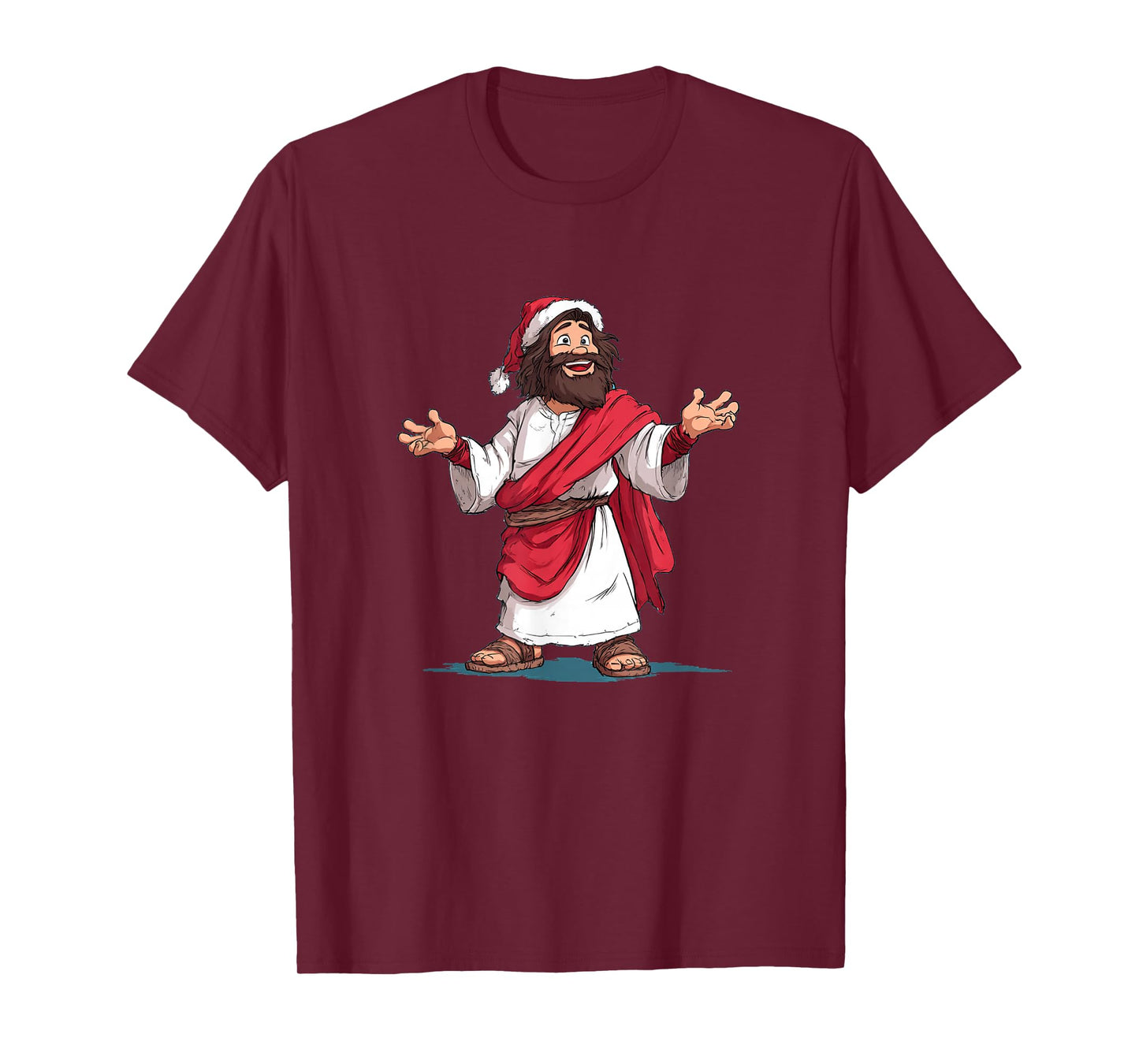 Amazing Jesus Christ Graphic in Christmas Look T-Shirt