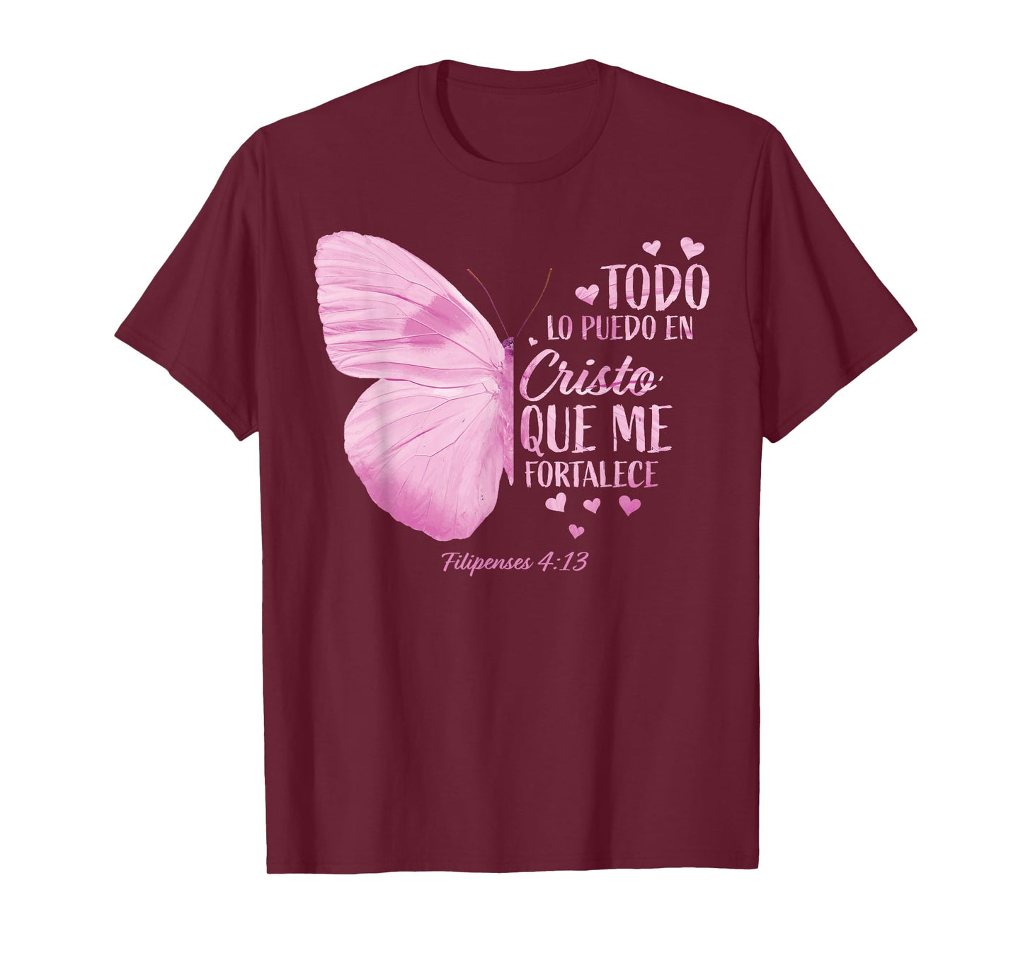 Christian Gift Women Spanish Religious Verse Sayings Her Mom T-Shirt