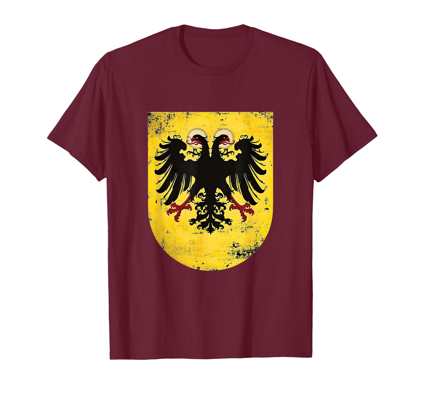Holy Roman Catholic Empire Double Headed Eagle Crest T-Shirt