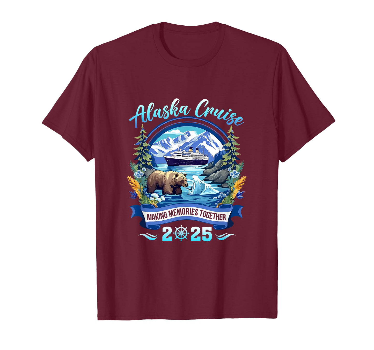 Matching Family Friends And Group Alaskan Alaska Cruise 2025 T-Shirt