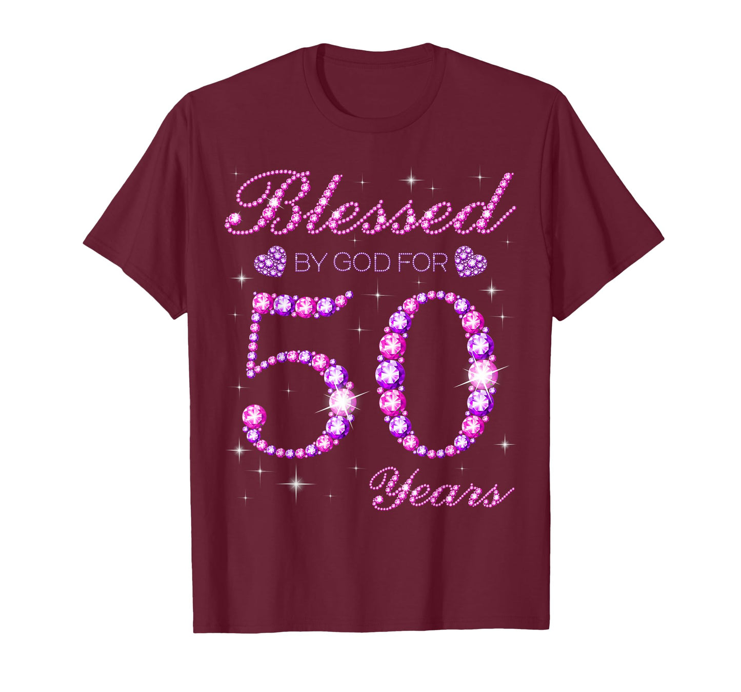 Blessed by God for 50 Years Old 50th Birthday Party T-Shirt