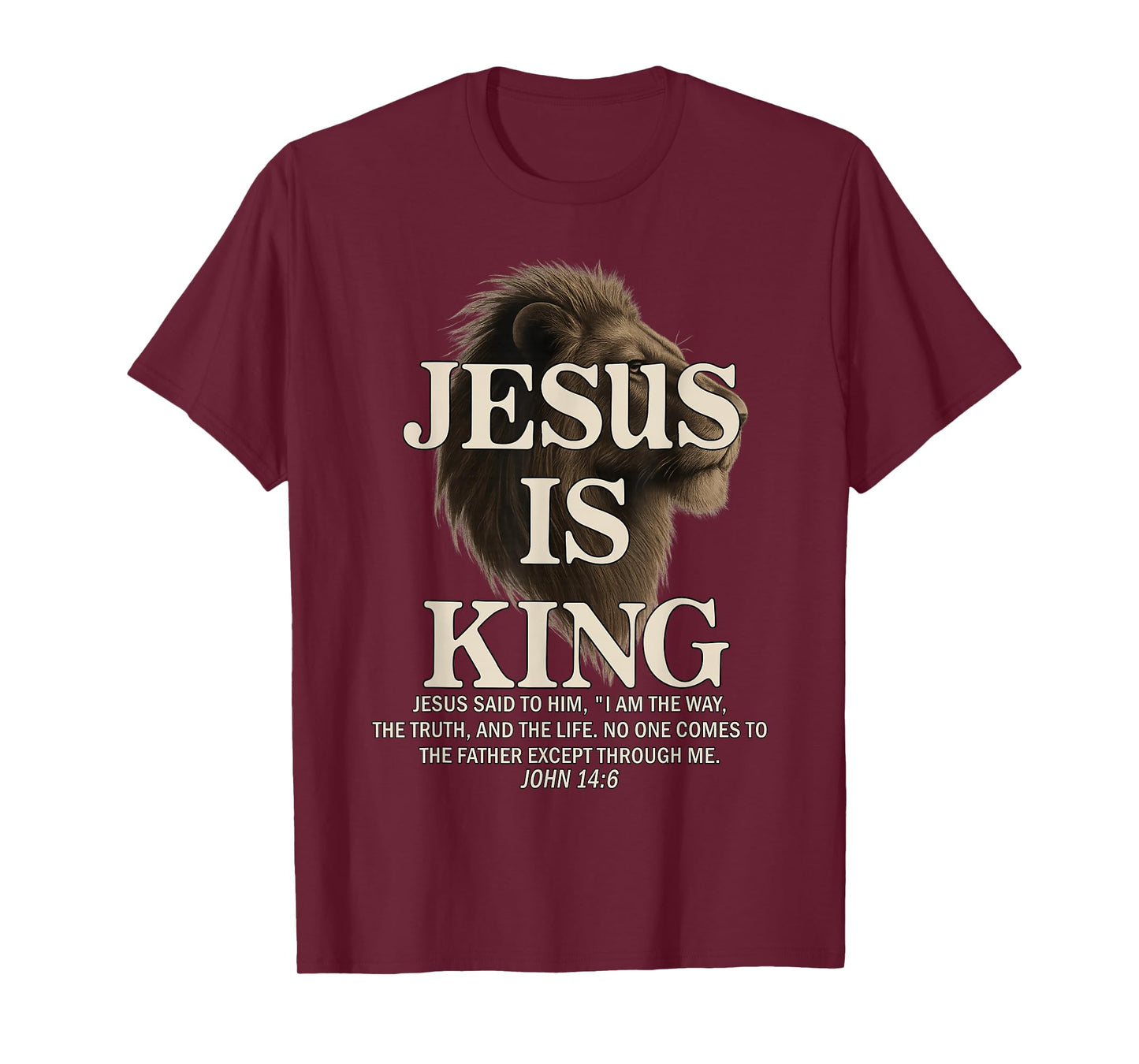 Vintage Jesus is King Bible Verse Gift for Men Women Kid T-Shirt