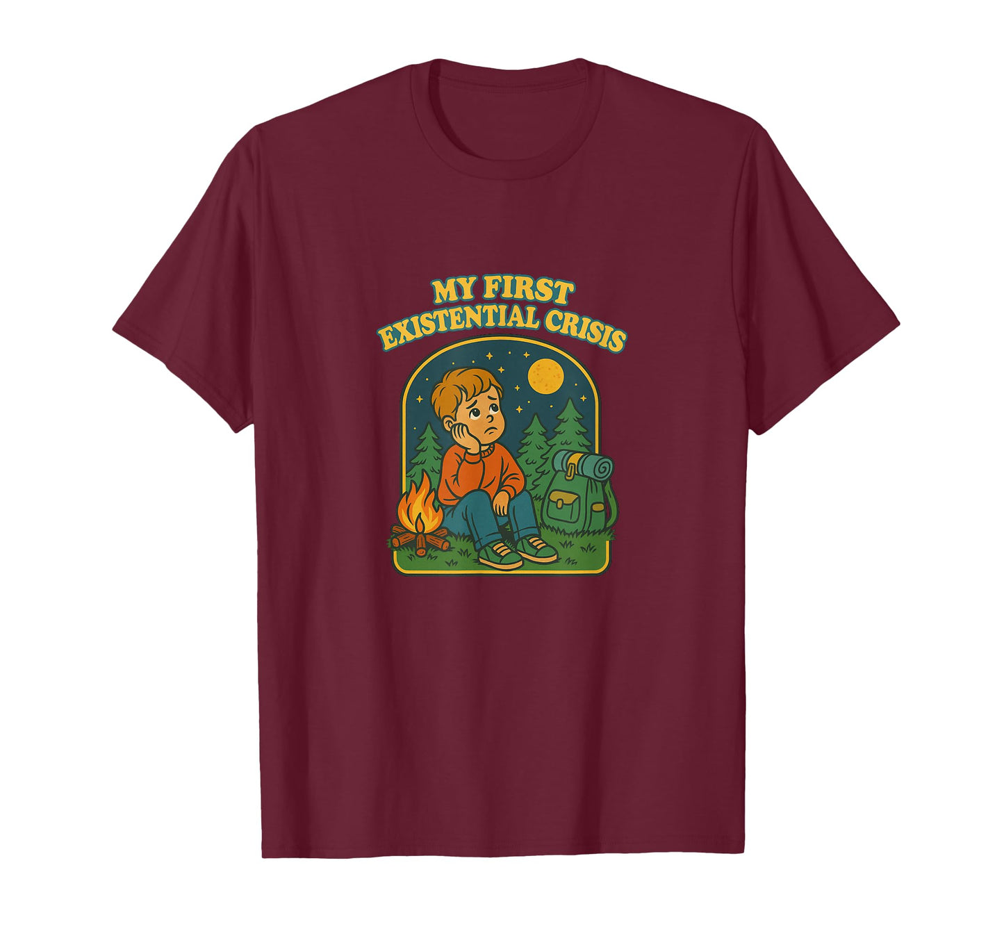 Existential Crisis Funny Blackcraft Dark Humor Goth Punk T-Shirt