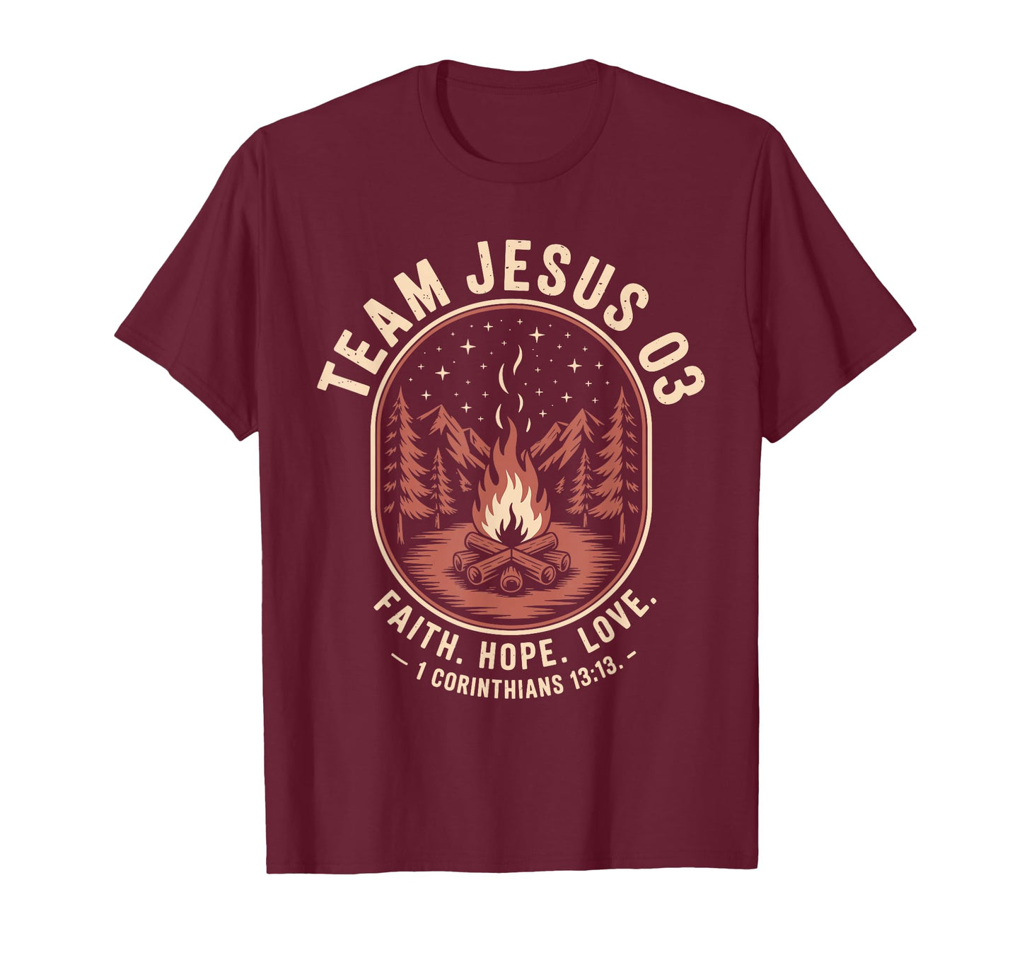 Christian - Team Jesus 03 Faith Hope Love T-Shirt