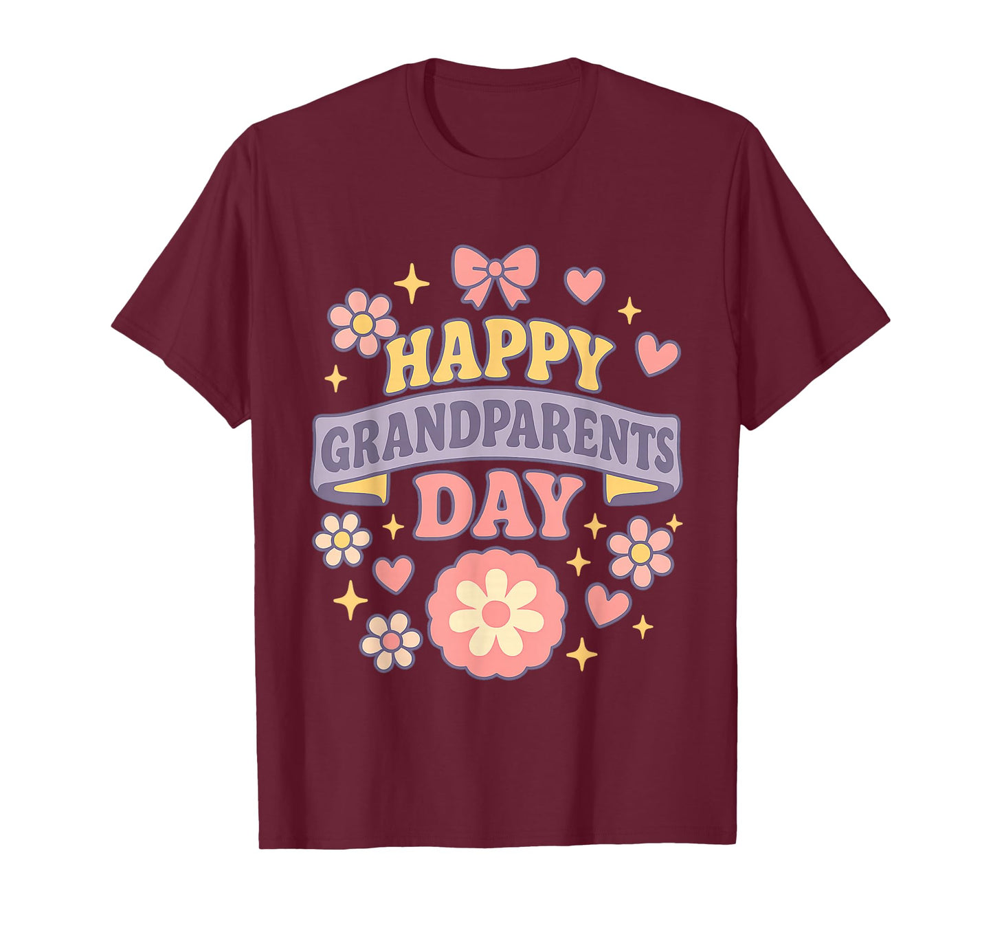 Happy Grandparents Day Funny Family Quote Grandma Grandpa T-Shirt