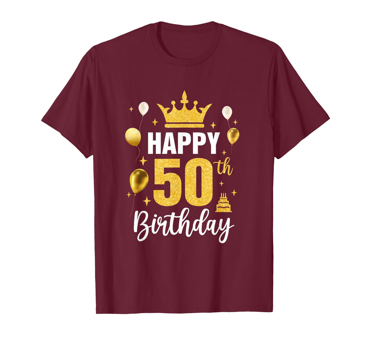Happy 50Th Birthday Idea For 50 Years Old Man And Woman T-Shirt