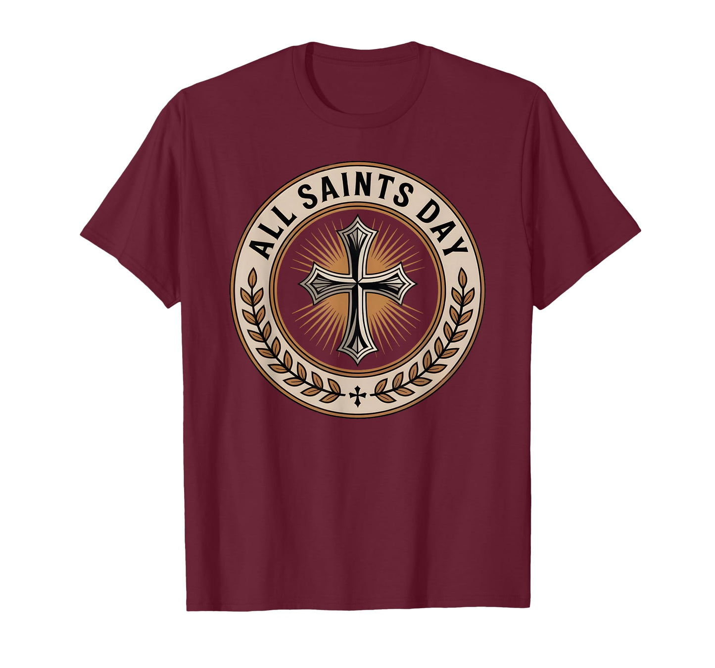 Christian Catholic Cross Holy Spirit November All Saints Day T-Shirt