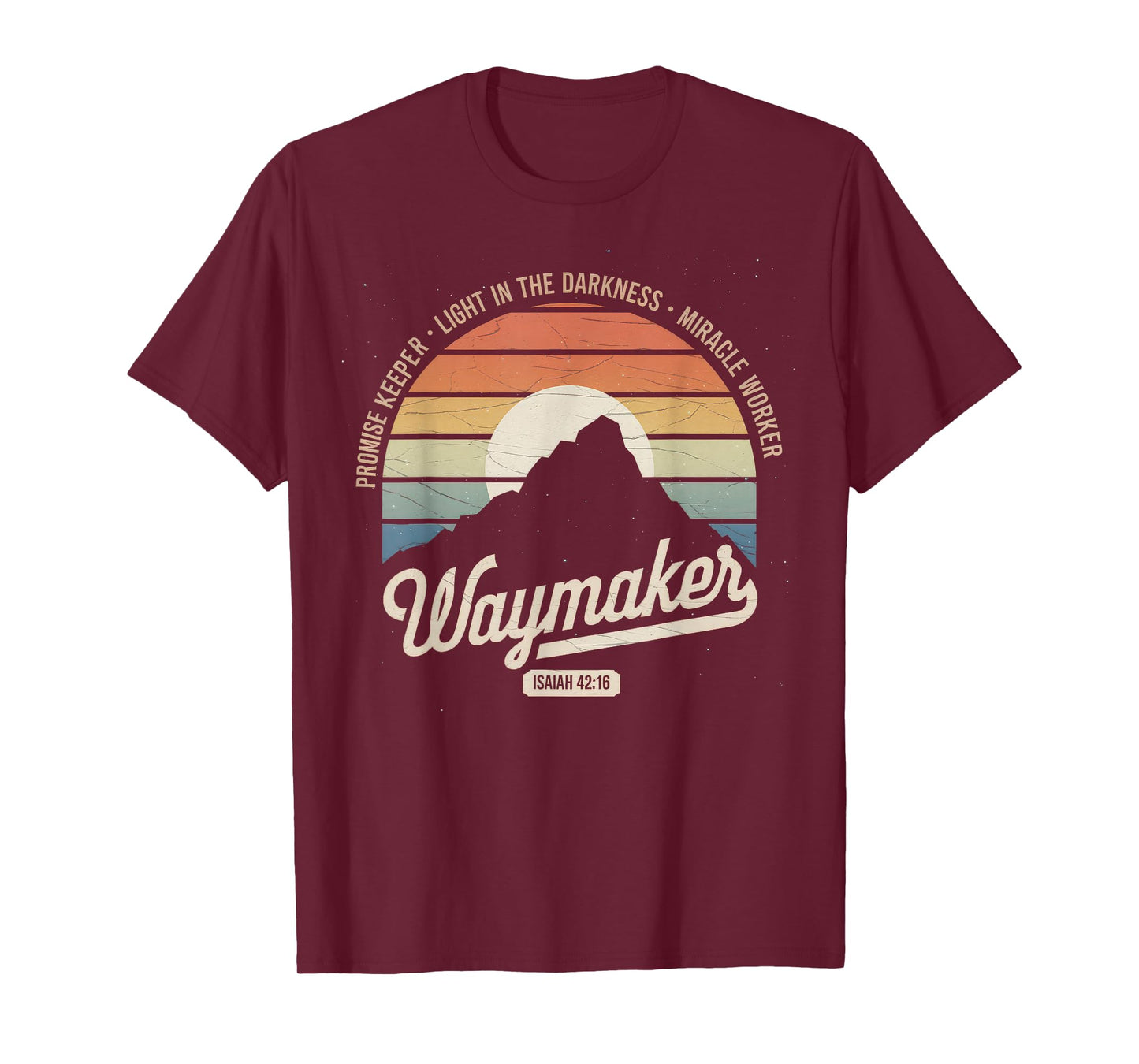 Waymaker Tshirt Promise Keeper Miracle Worker God Christian T-Shirt