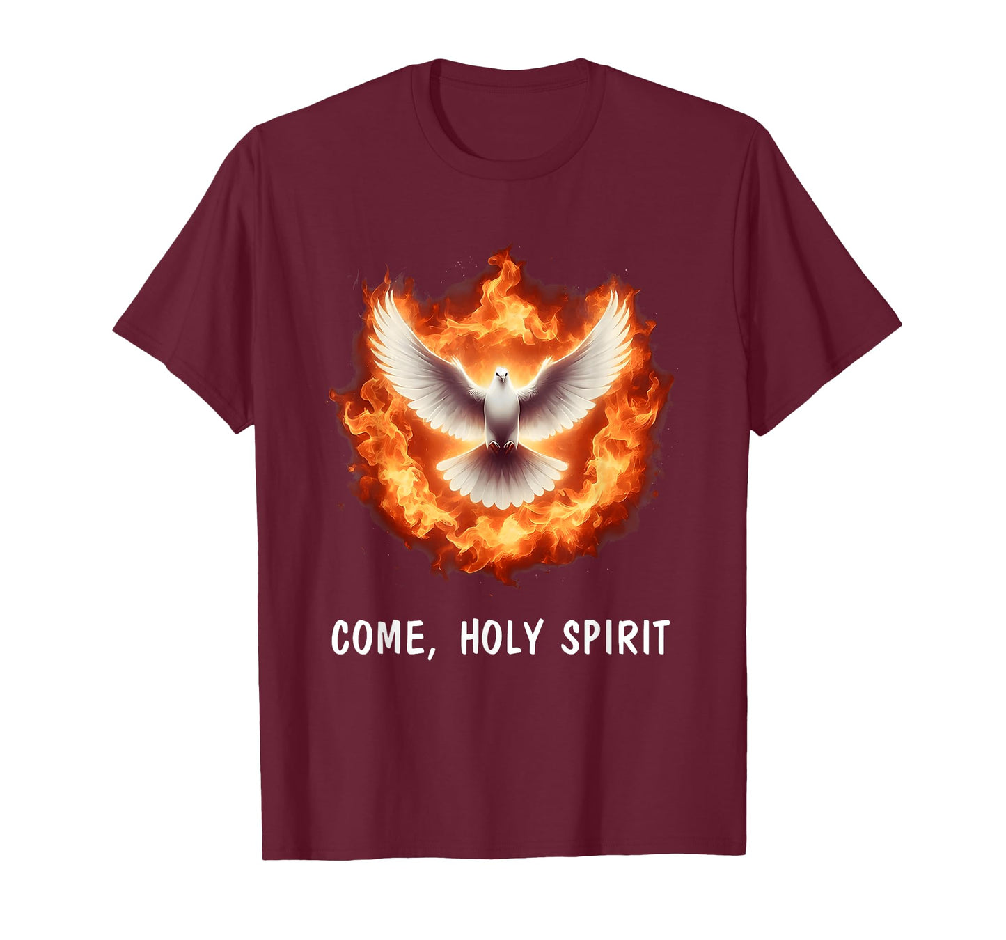 Come, Holy Spirit Cross Dove Pentecost T-Shirt