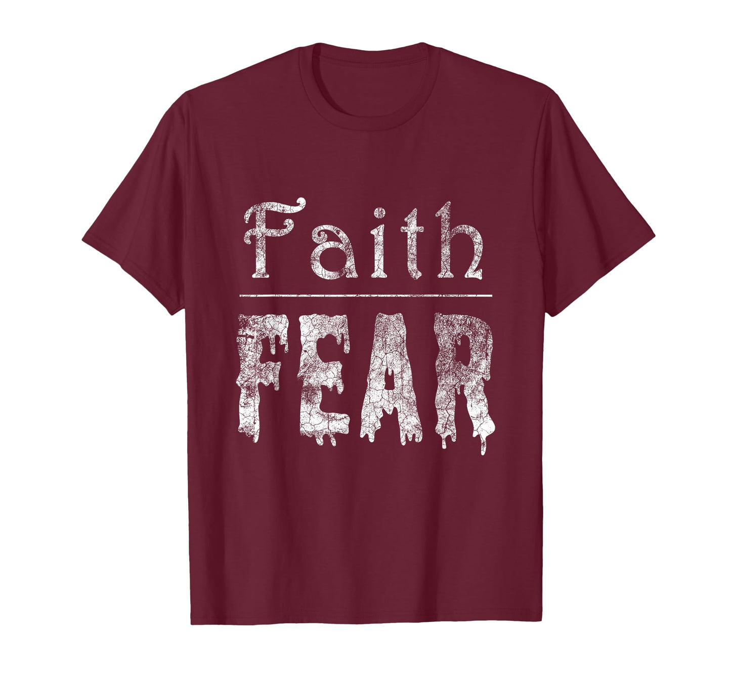 Christian Faith Over Fear Jesus Religious God T-Shirt