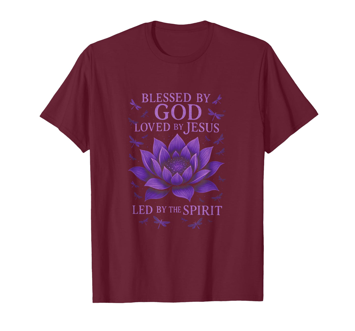 Blessed by God - Sunflower Butterflies Holy T-Shirt