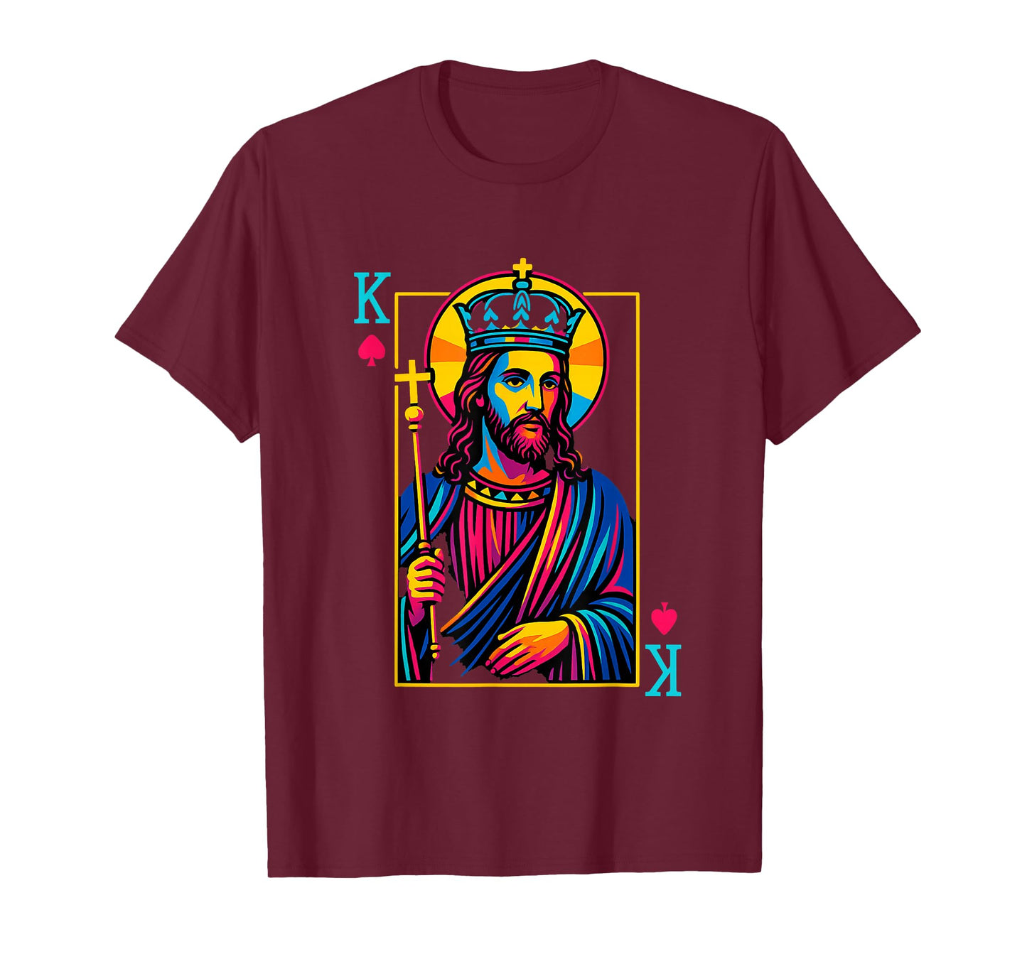Jesus Christ King of Hearts T-Shirt