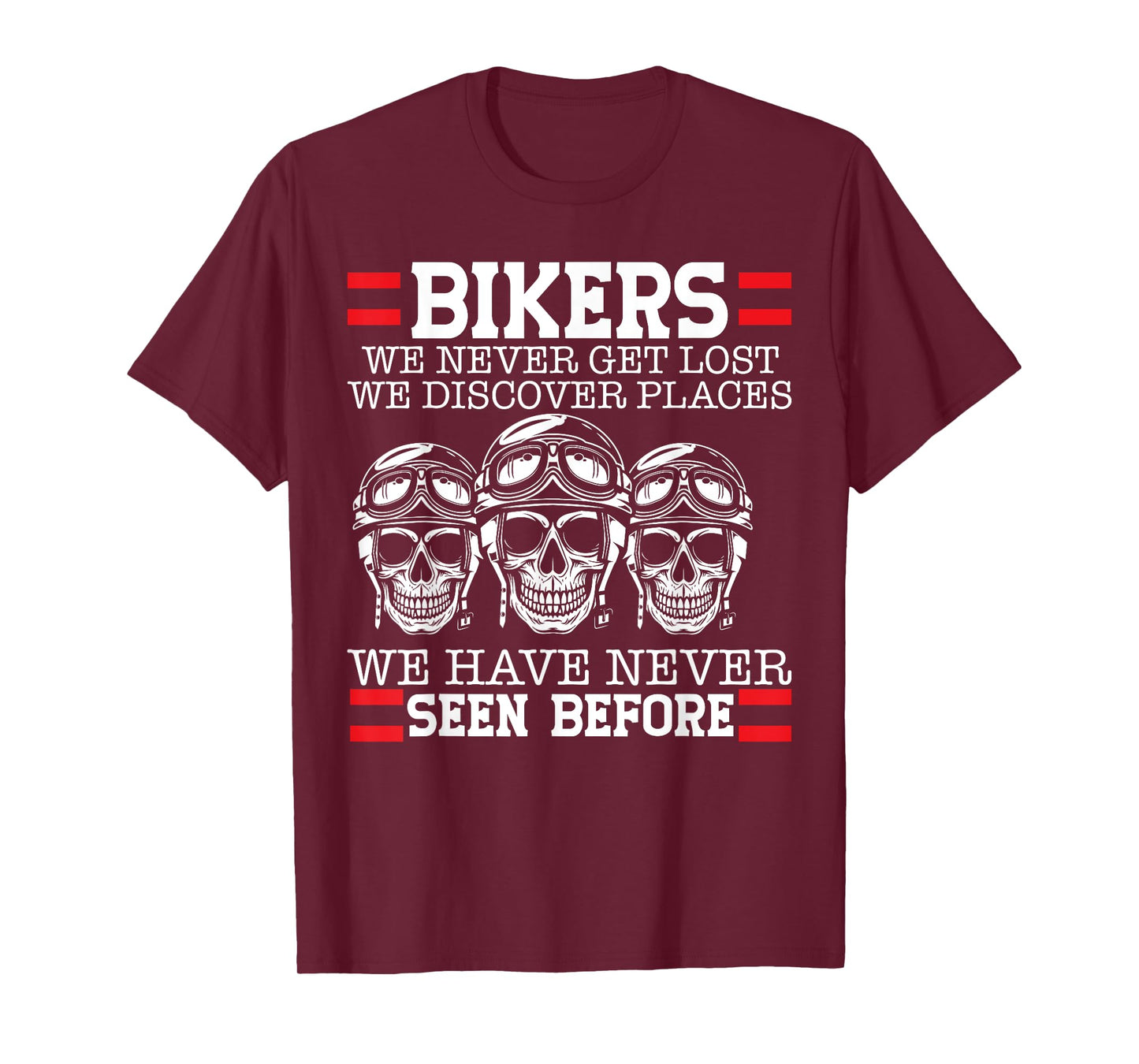 Epic Biker Skull Funny Quote RIP Motorcycle Rider Funeral T-Shirt