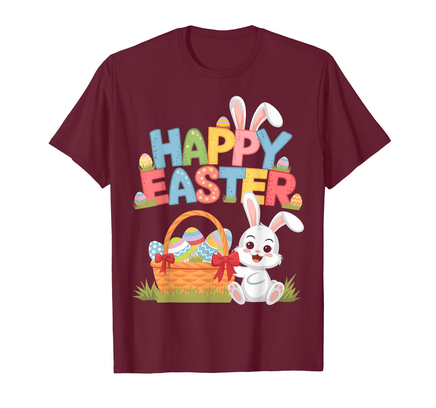 Happy easter with bunny for egg hunting T-Shirt