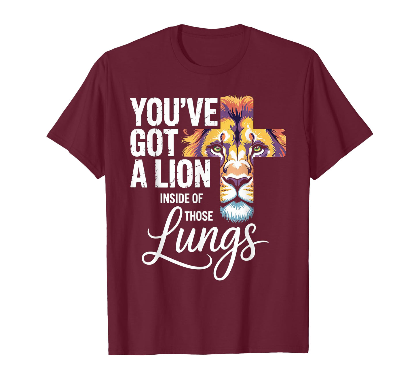 Brandon You Got a Lion Inside of Those Lungs Praise the Lord T-Shirt