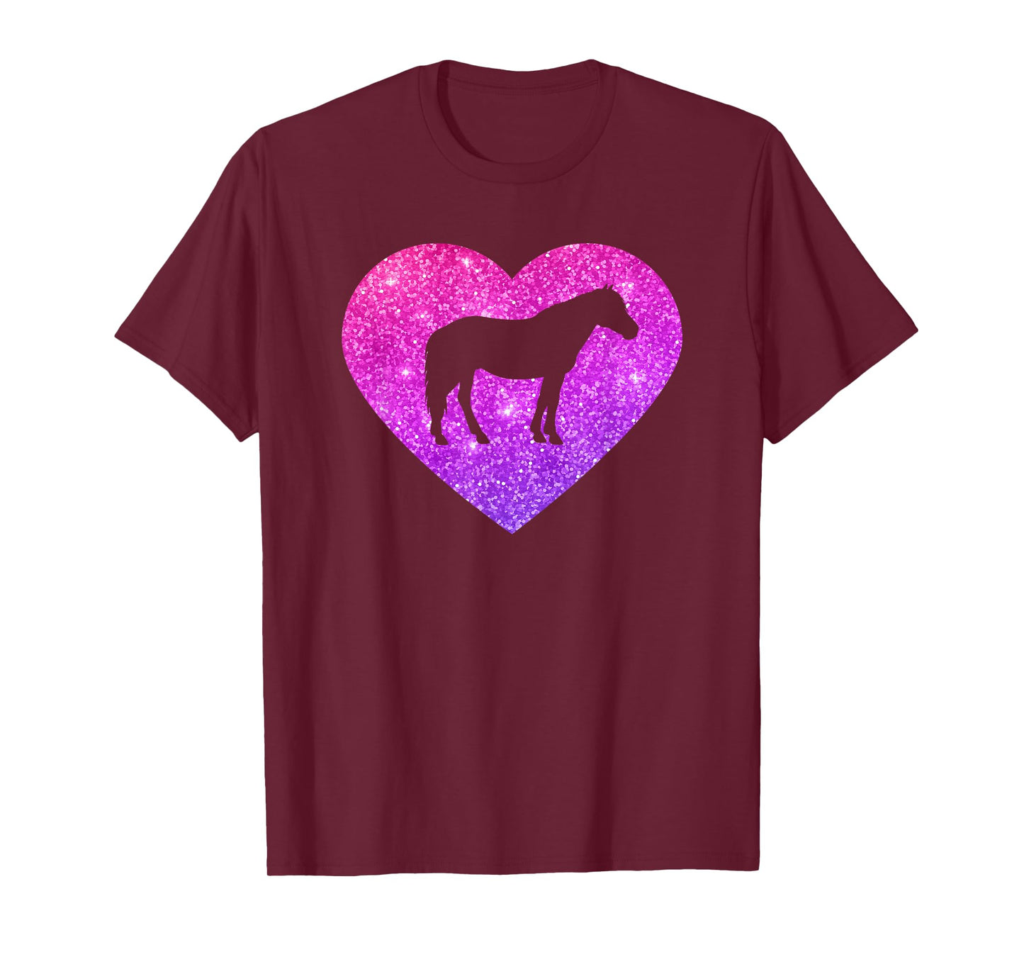 Foal Horse Heart Gift for Girls, Teenagers and Women T-Shirt