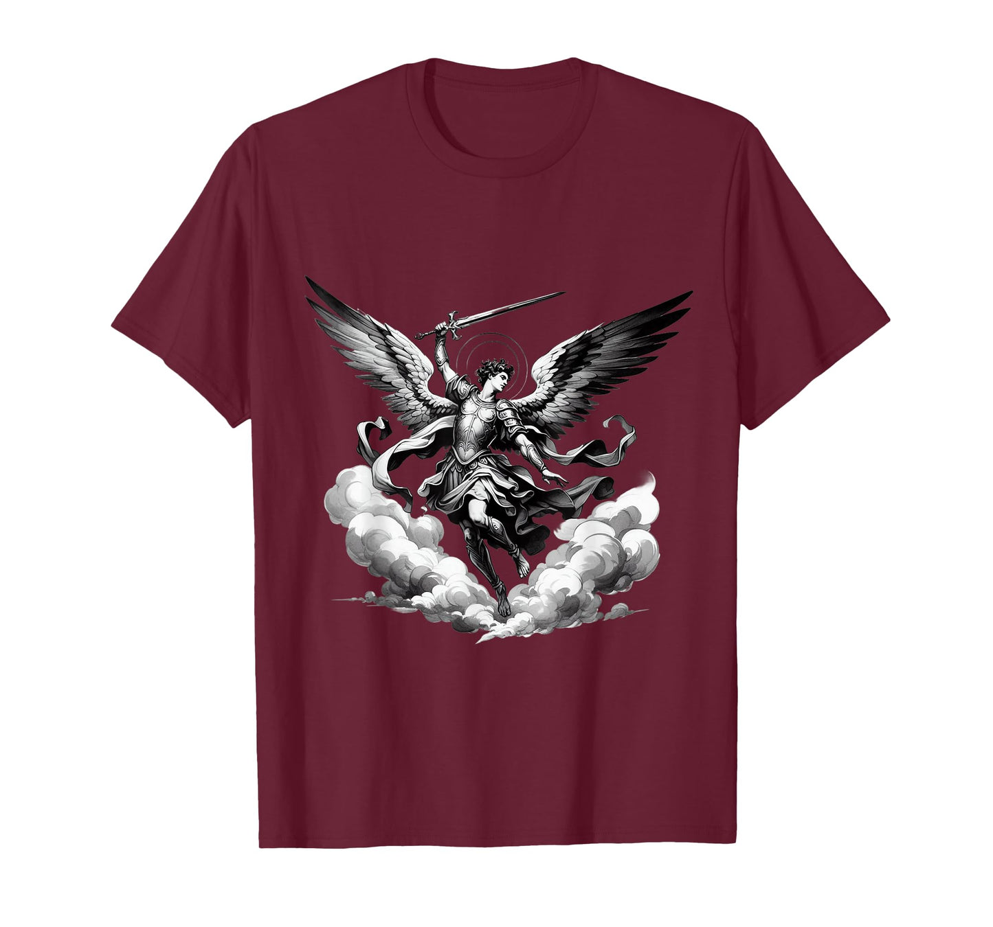 Saint Michael Archangel Catholic Angel Defend Us Christian T-Shirt
