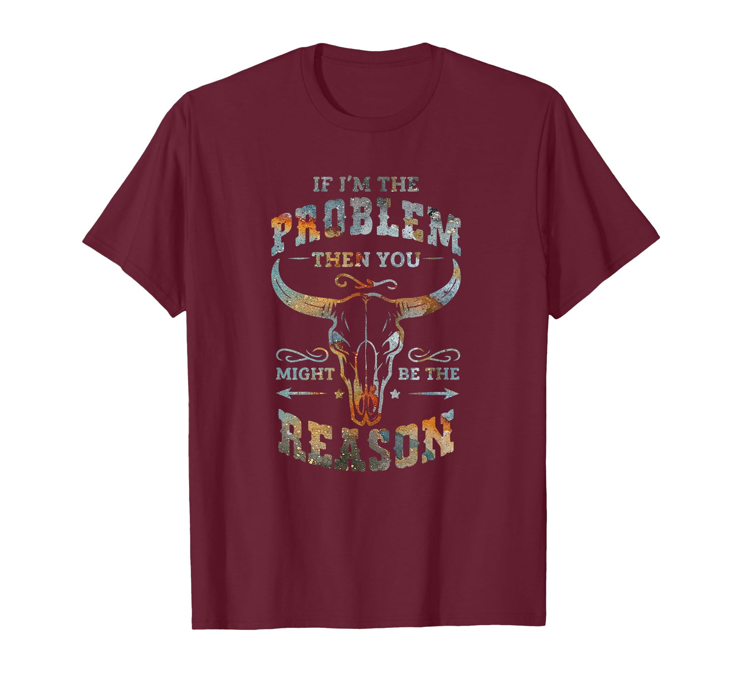 If Problem Is Vintage You Might Be The Reason Funny Graphic T-Shirt