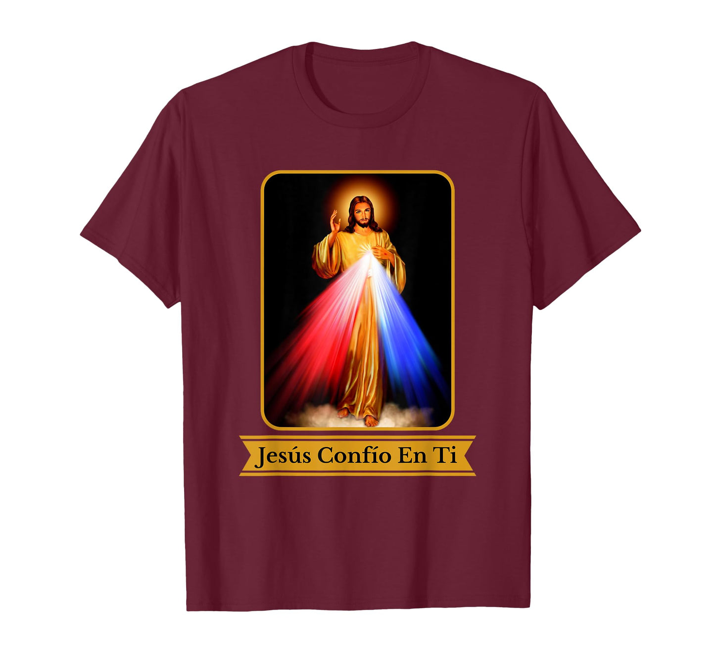 Jesús Confío En Ti Divine Mercy Spanish Language Catholic T-Shirt