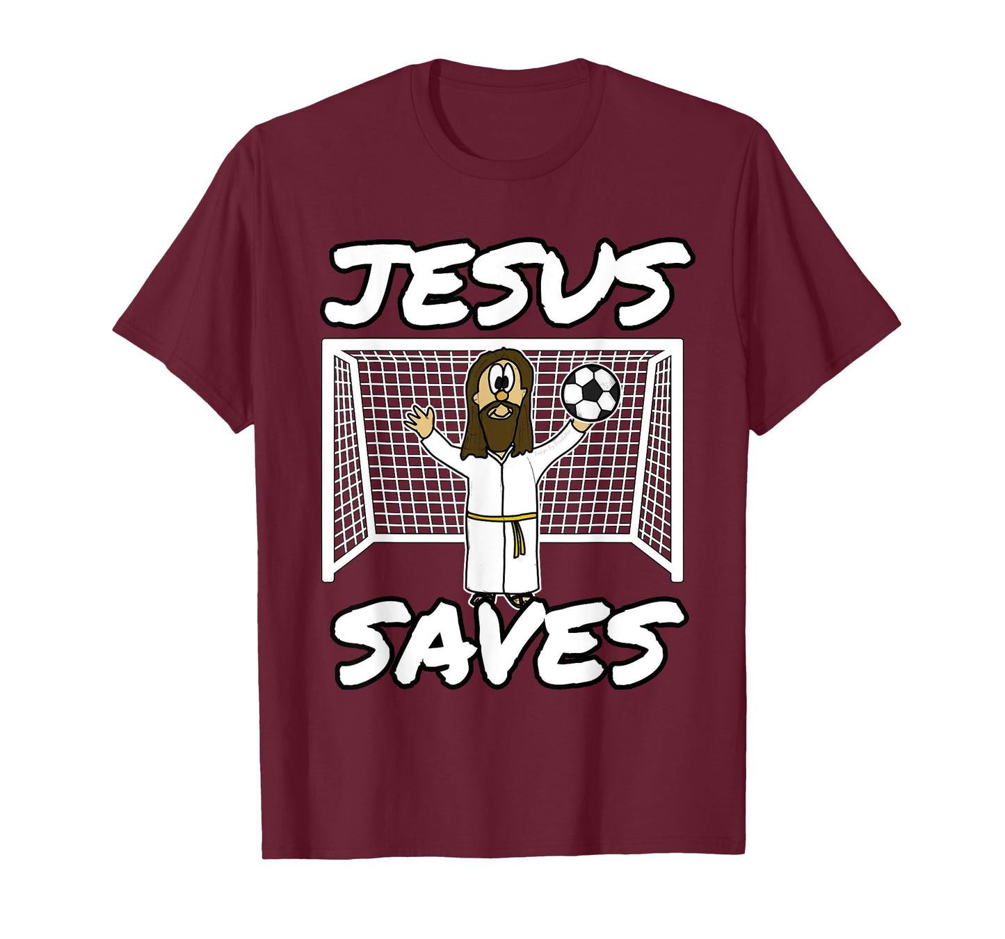 Jesus Saves Christian Football Church Soccer T-Shirt