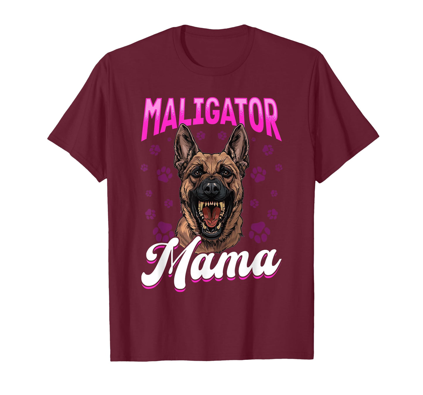 Belgian Malinois Dog Breed Maligator Mama T-Shirt