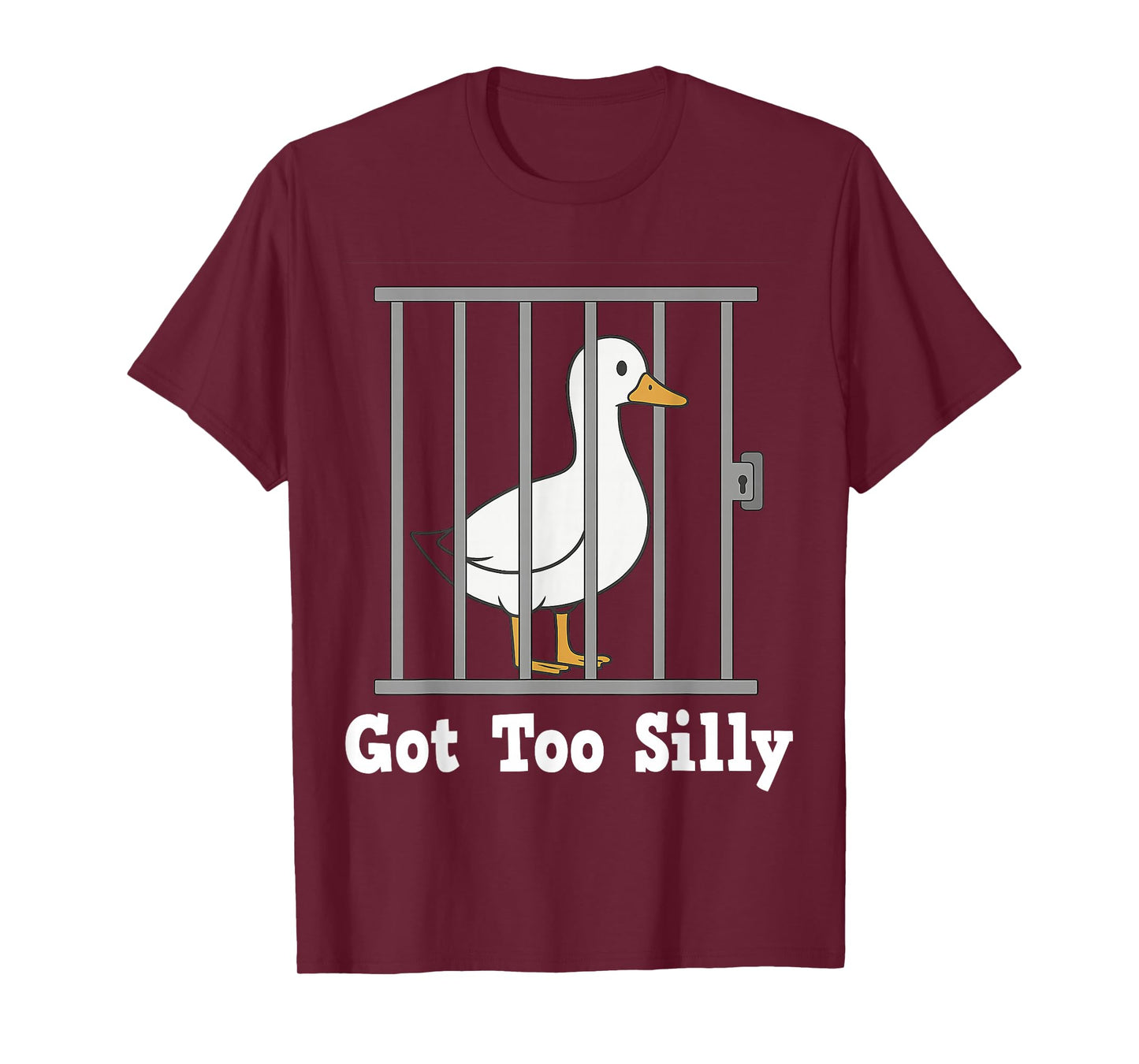 Funny Duck Meme Got Too Silly Humor Gifts for Men Women Kid T-Shirt