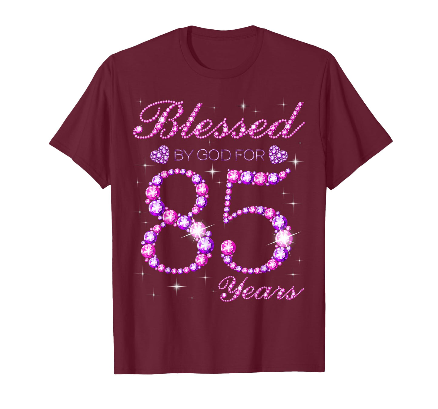 Blessed by God for 85 Years Old 85th Birthday Party T-Shirt