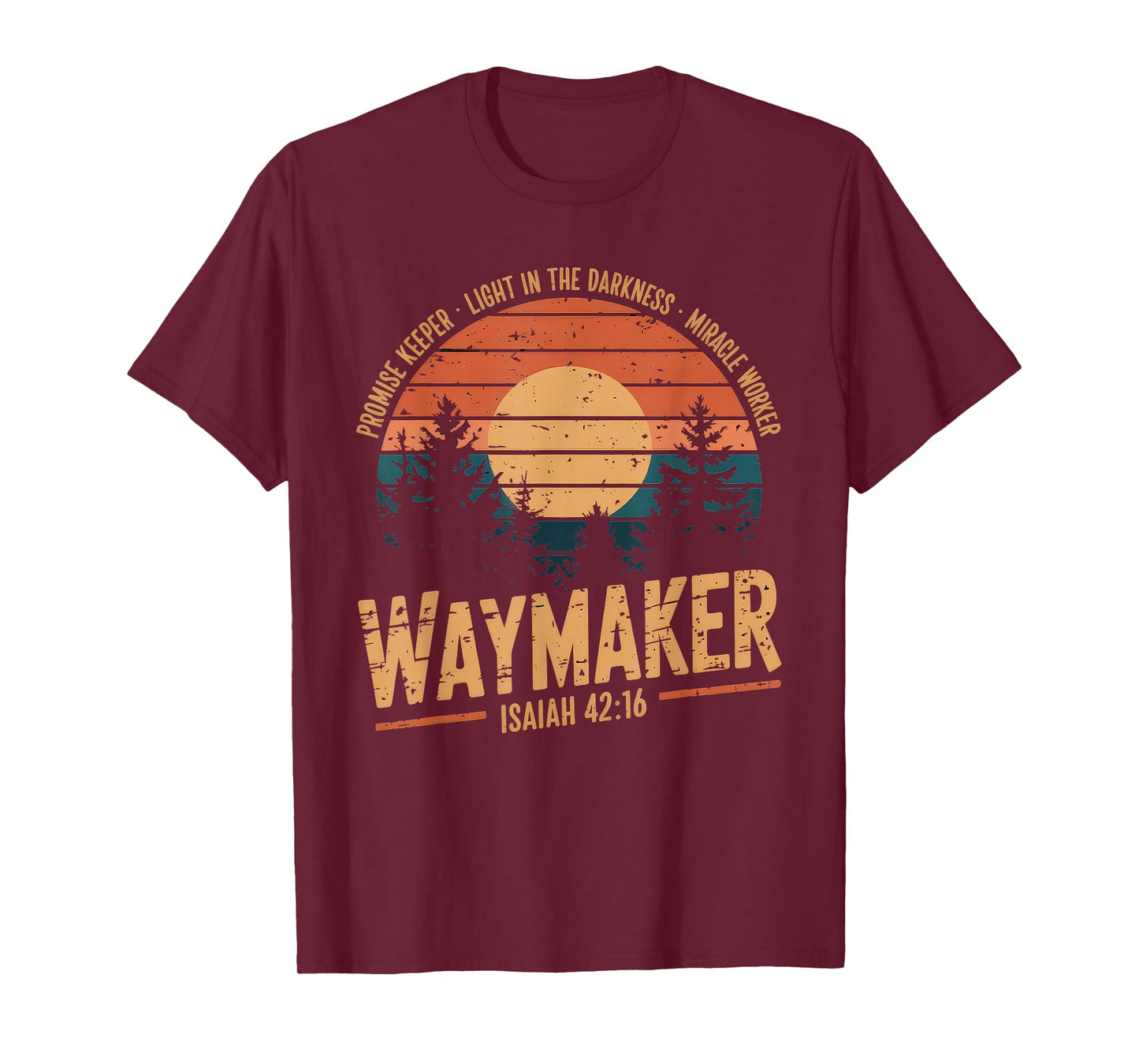 Waymaker Tshirt Promise Keeper Miracle Worker God Christian T-Shirt