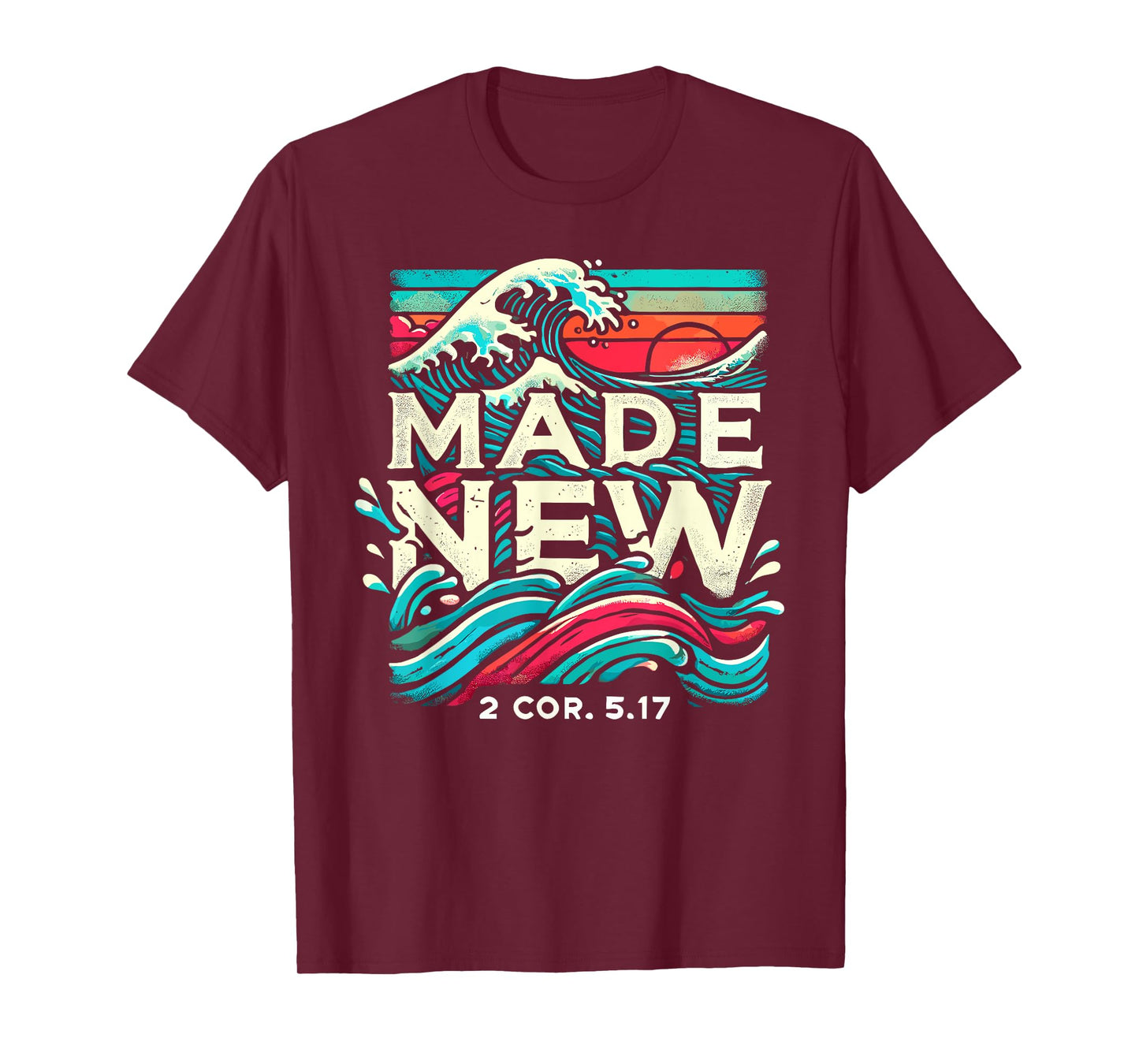 Made New Baptism Shirt Christian Shirts For Youth Baptized T-Shirt