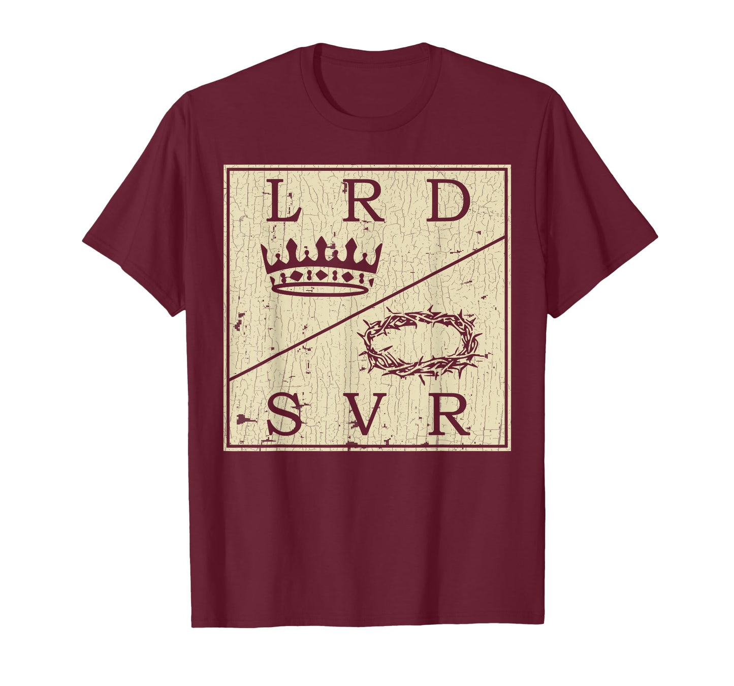 Vintage Retro Jesus Christian Lord & Savior Graphic 3 T-Shirt