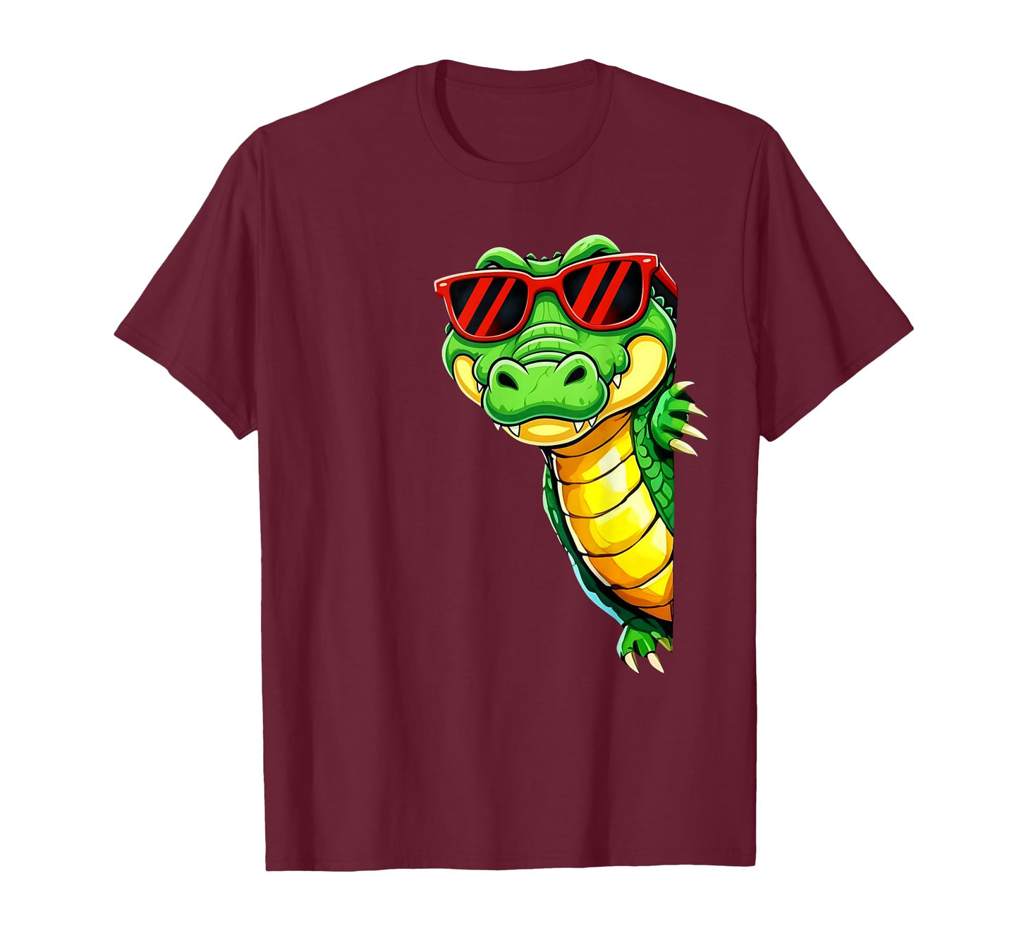 Funny Gator with Sunglasses Lovers for Men Women Girls Kids T-Shirt