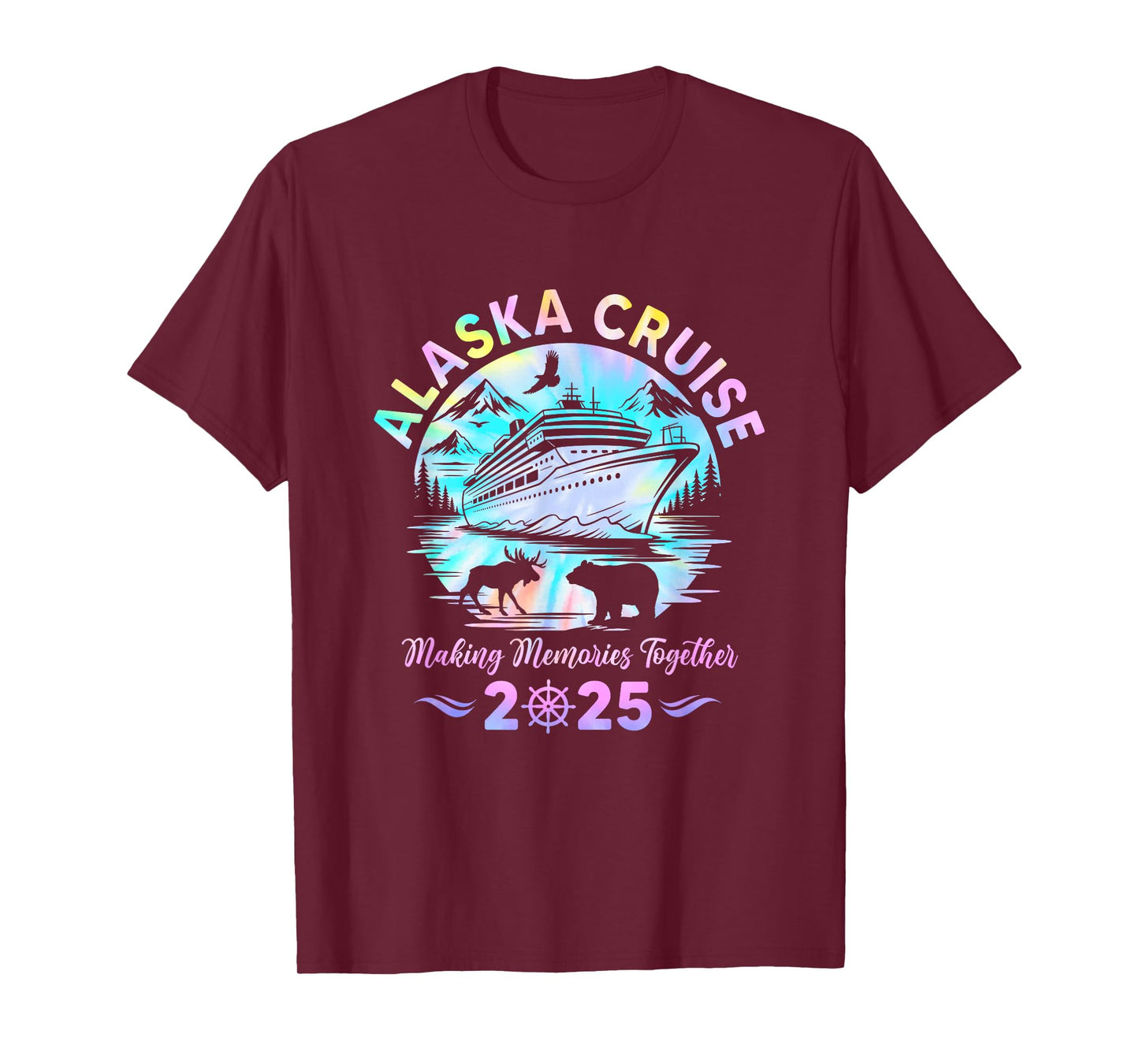 Alaska Cruise 2025 Matching Family Friends Group Adventure T-Shirt