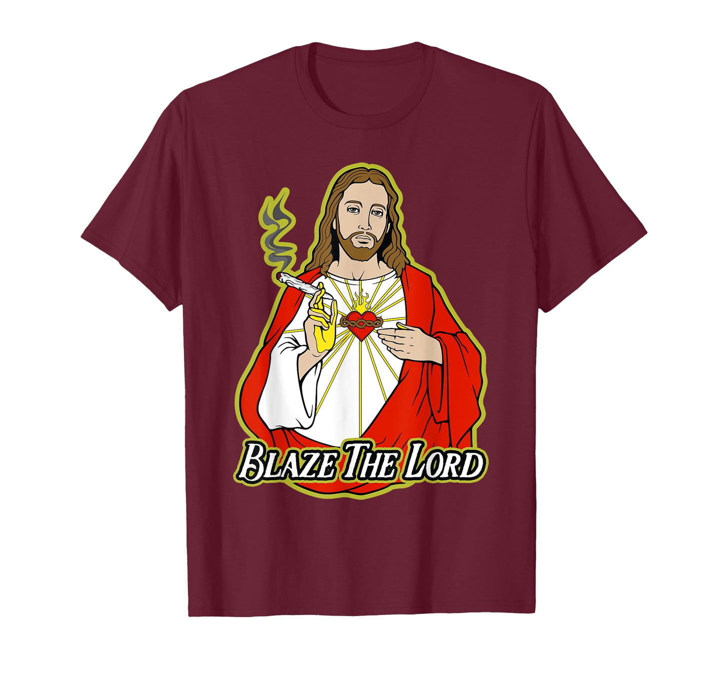Marijuana T-Shirt Lord Jesus 420 Getting High T-Shirt