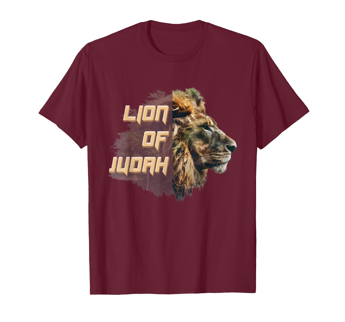 Lion of Judah Religious Christian Gifts for Men Faith T-Shirt