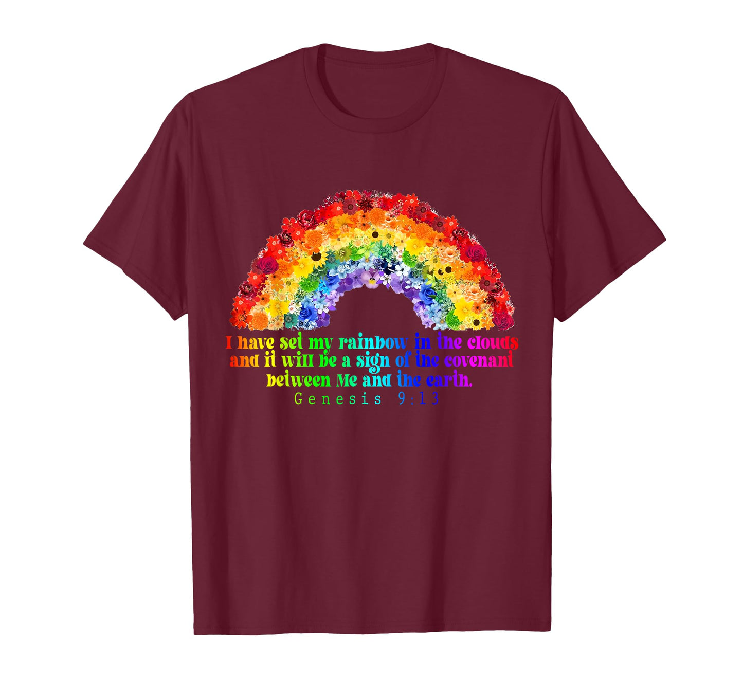 Genesis 9:13, Christian Rainbow God's Promise God’s Covenant T-Shirt