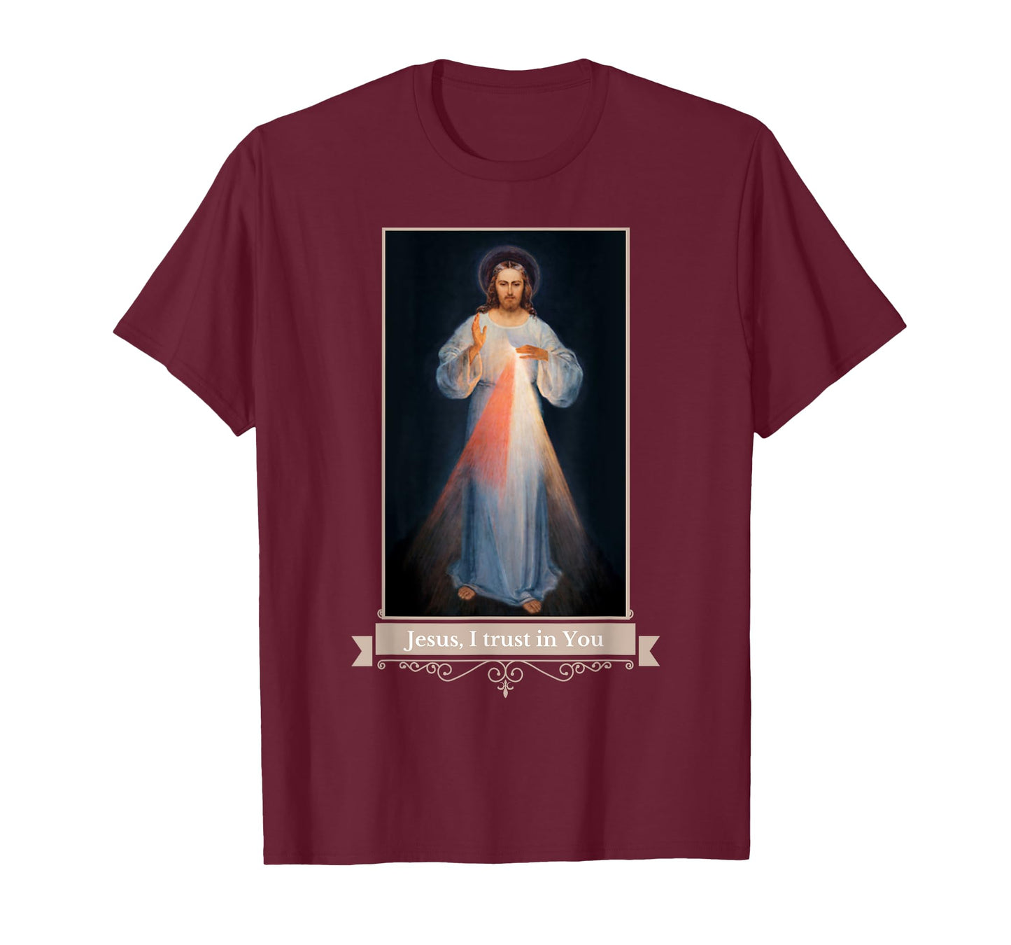 Divine Mercy Jesus I Trust In You Catholic Religious T-Shirt
