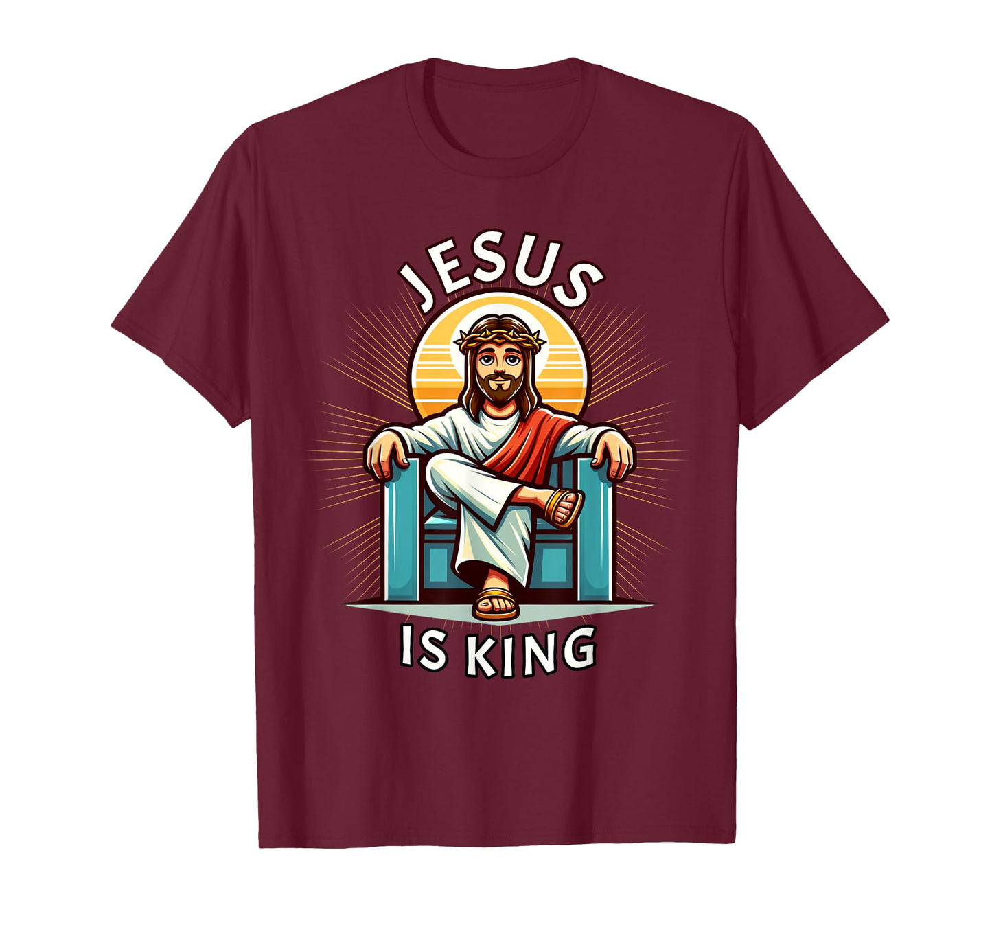 Jesus is King of Christian Faith T-Shirt