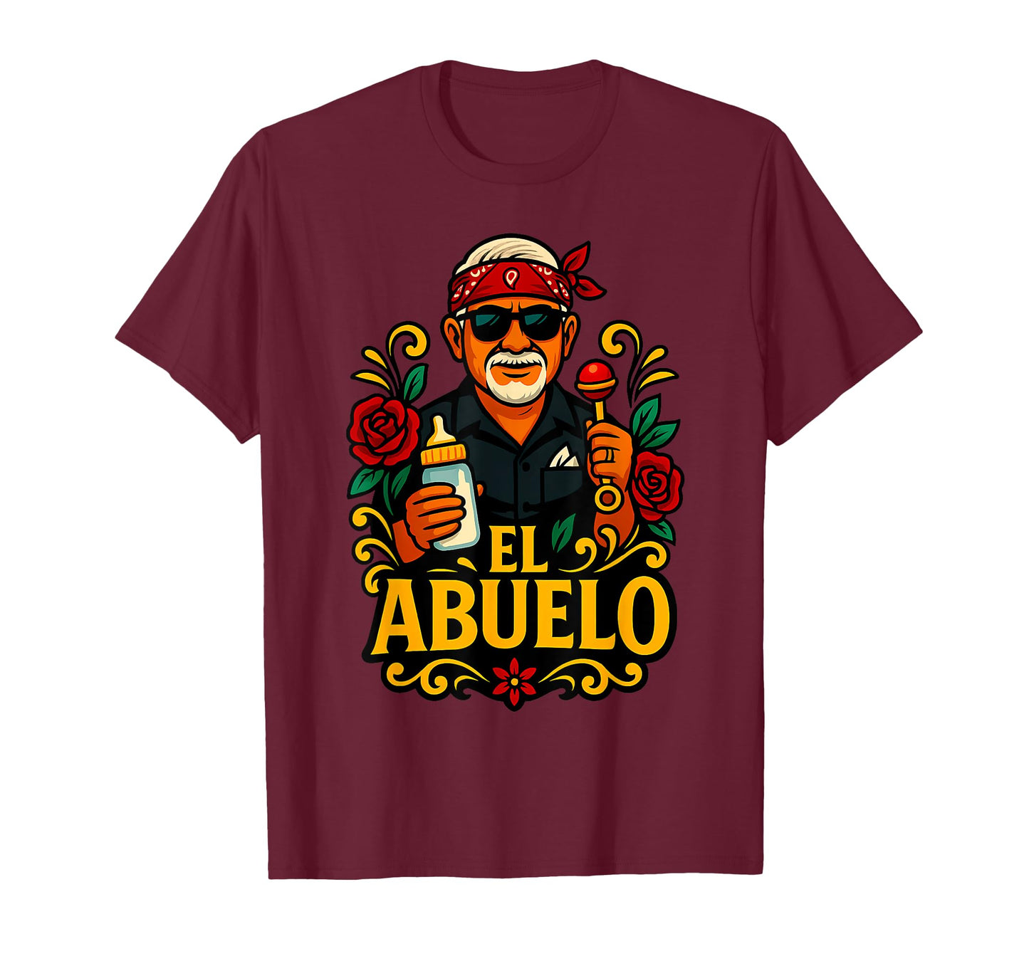 El Abuelo Funny Design for Mexican Grandpas T-Shirt