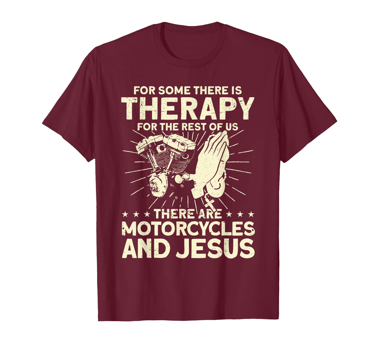 Christian Motorcycle Biker Motorcycles And Jesus Faith T-Shirt